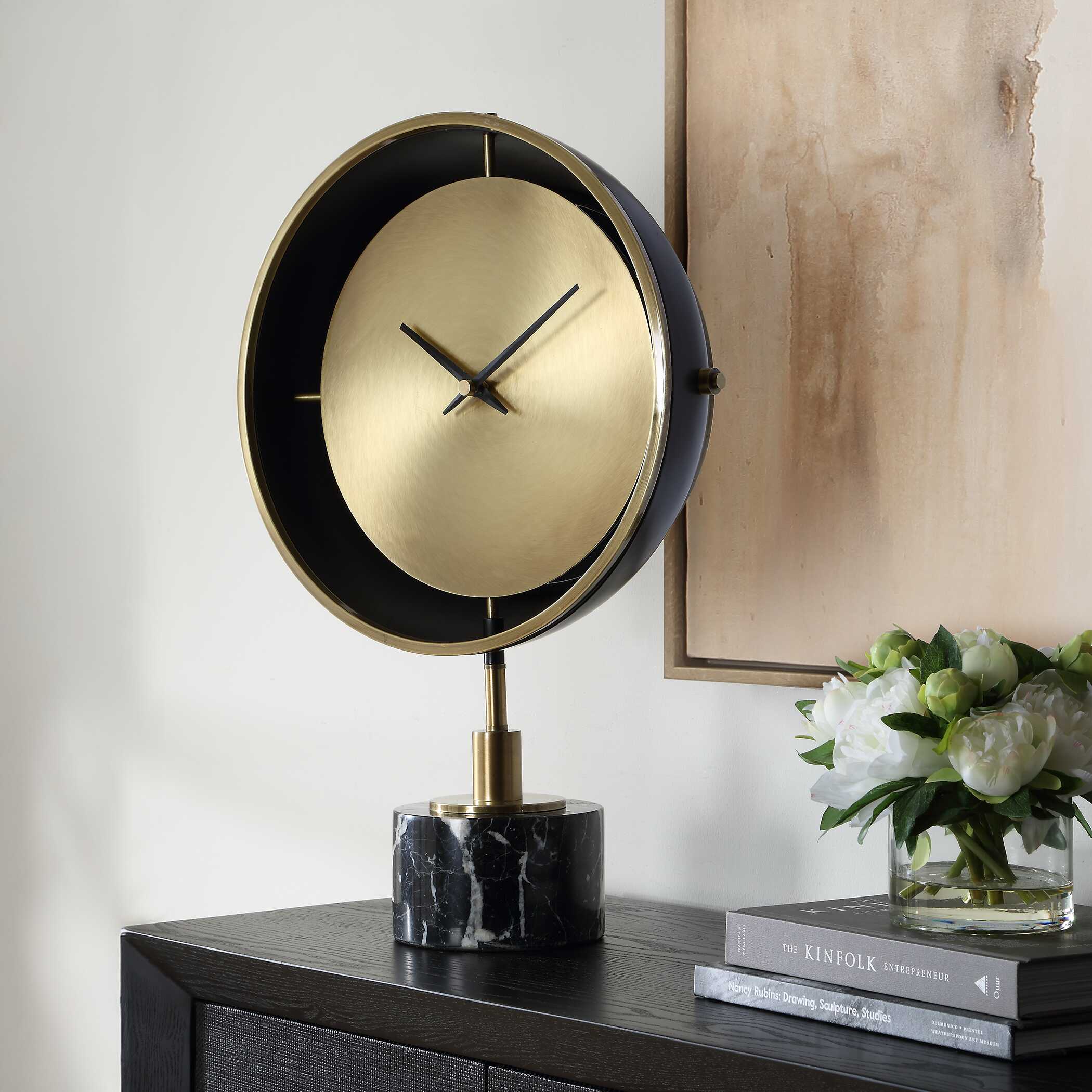 Uttermost Velar Modern Table Clock - Image 3