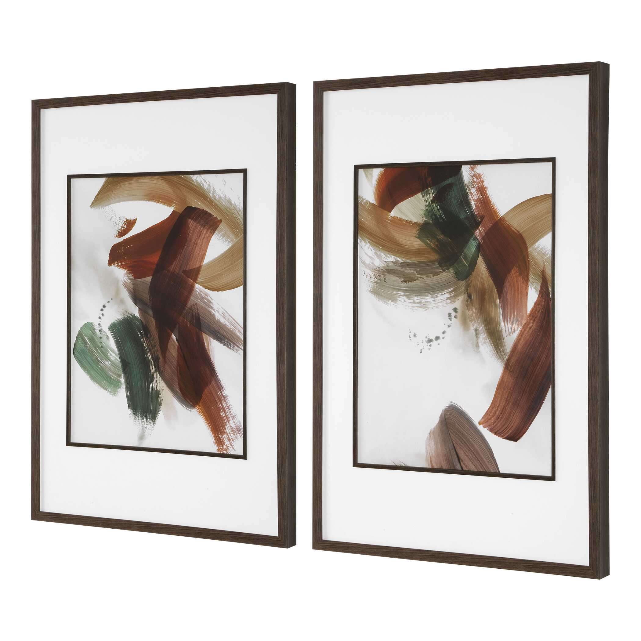Uttermost Velocity Framed Abstract Prints, S/2 - Image 4