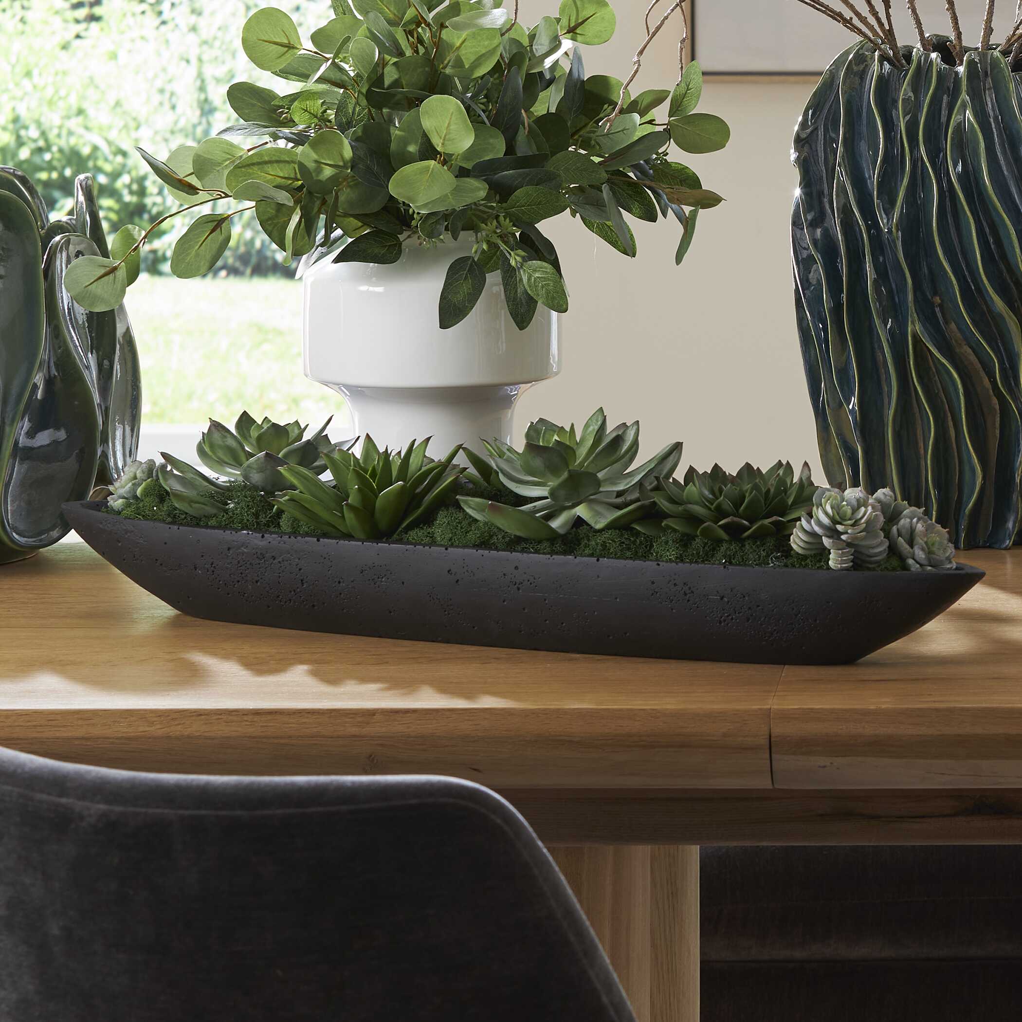 Uttermost Verde Succulent Centerpiece In Bowl - Image 2