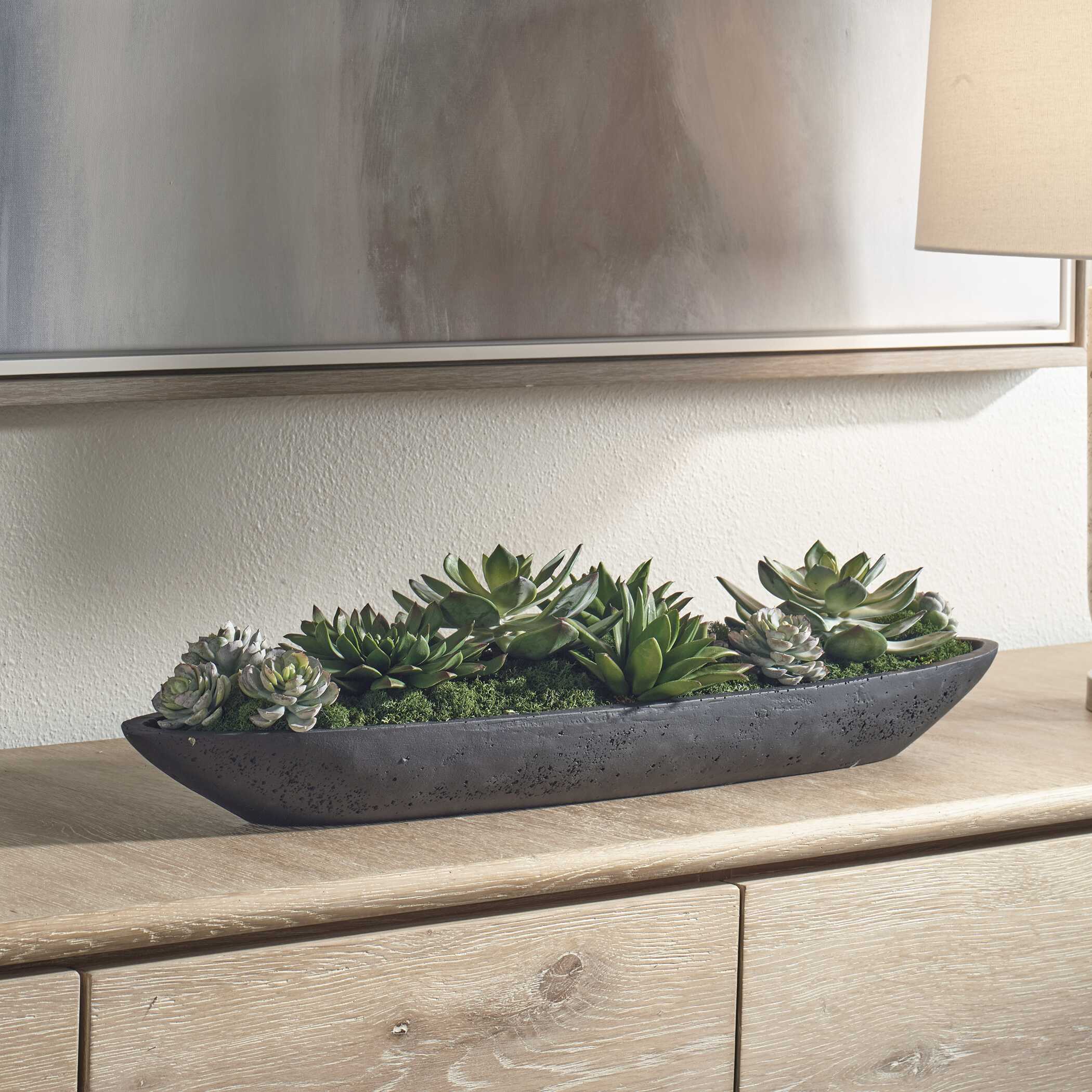 Uttermost Verde Succulent Centerpiece In Bowl - Image 3