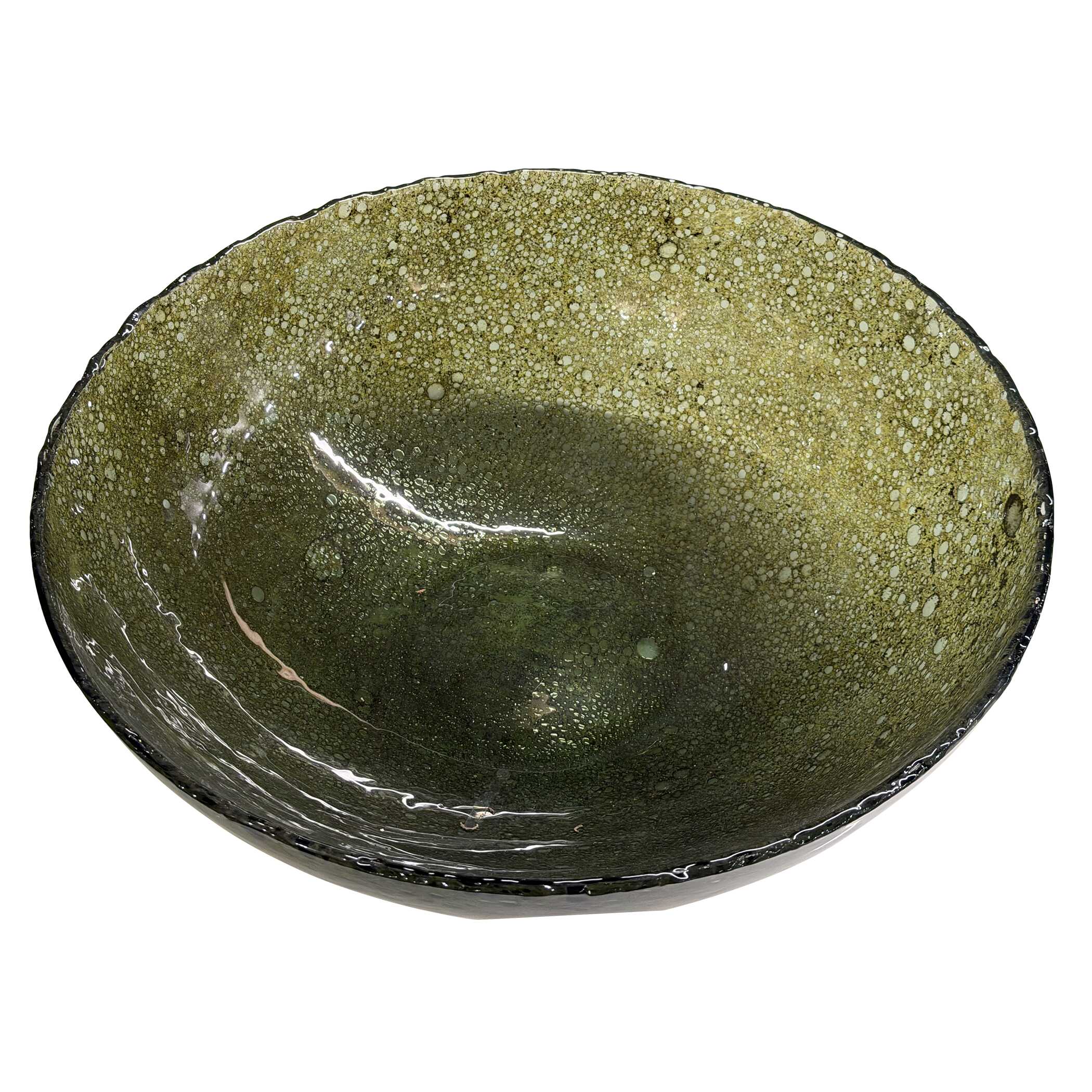 Uttermost Veridian Shimmer Earthy Glass Bowl - Image 5