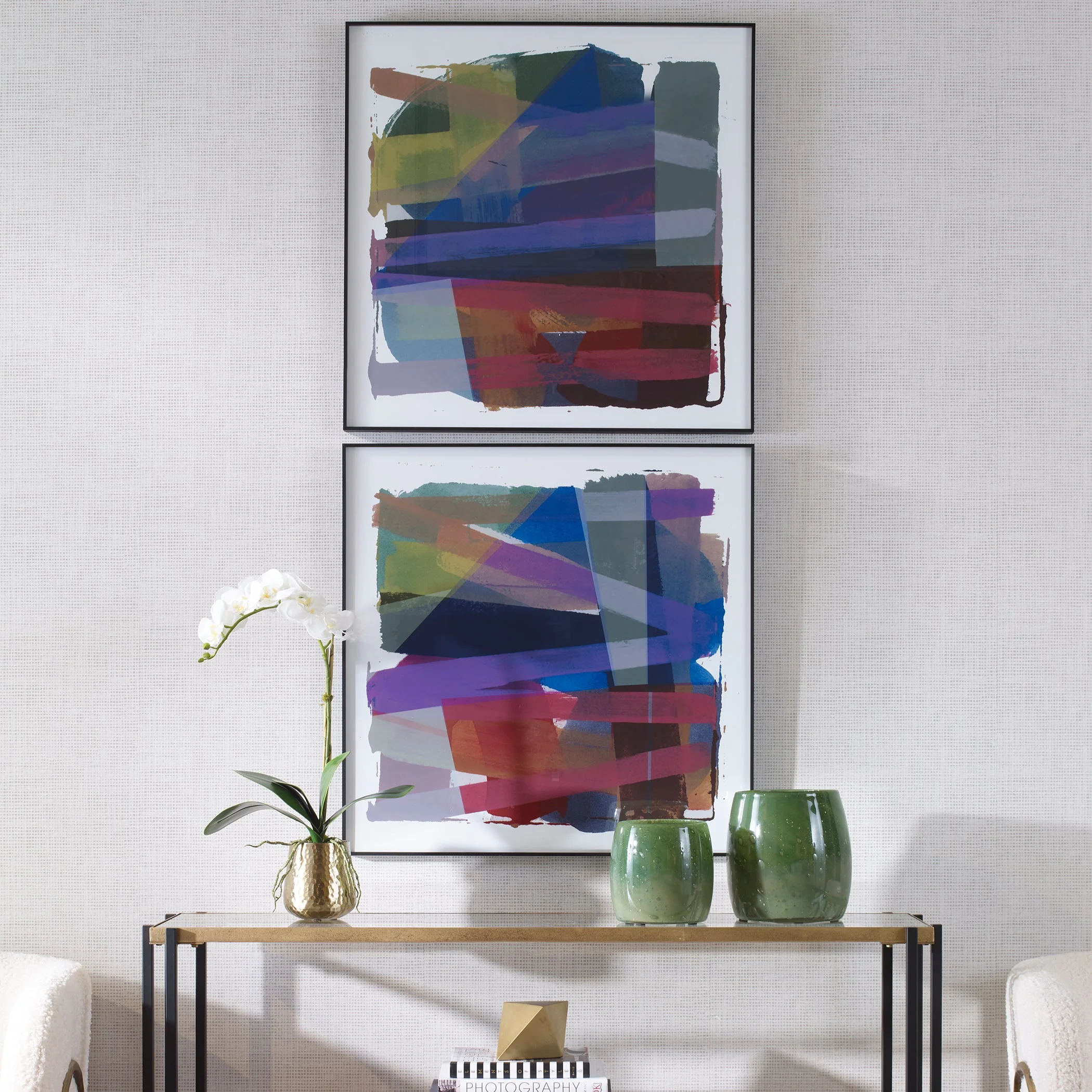 Uttermost Vivacious Abstract Framed Prints, Set/2 - CLOSEOUT - Image 2
