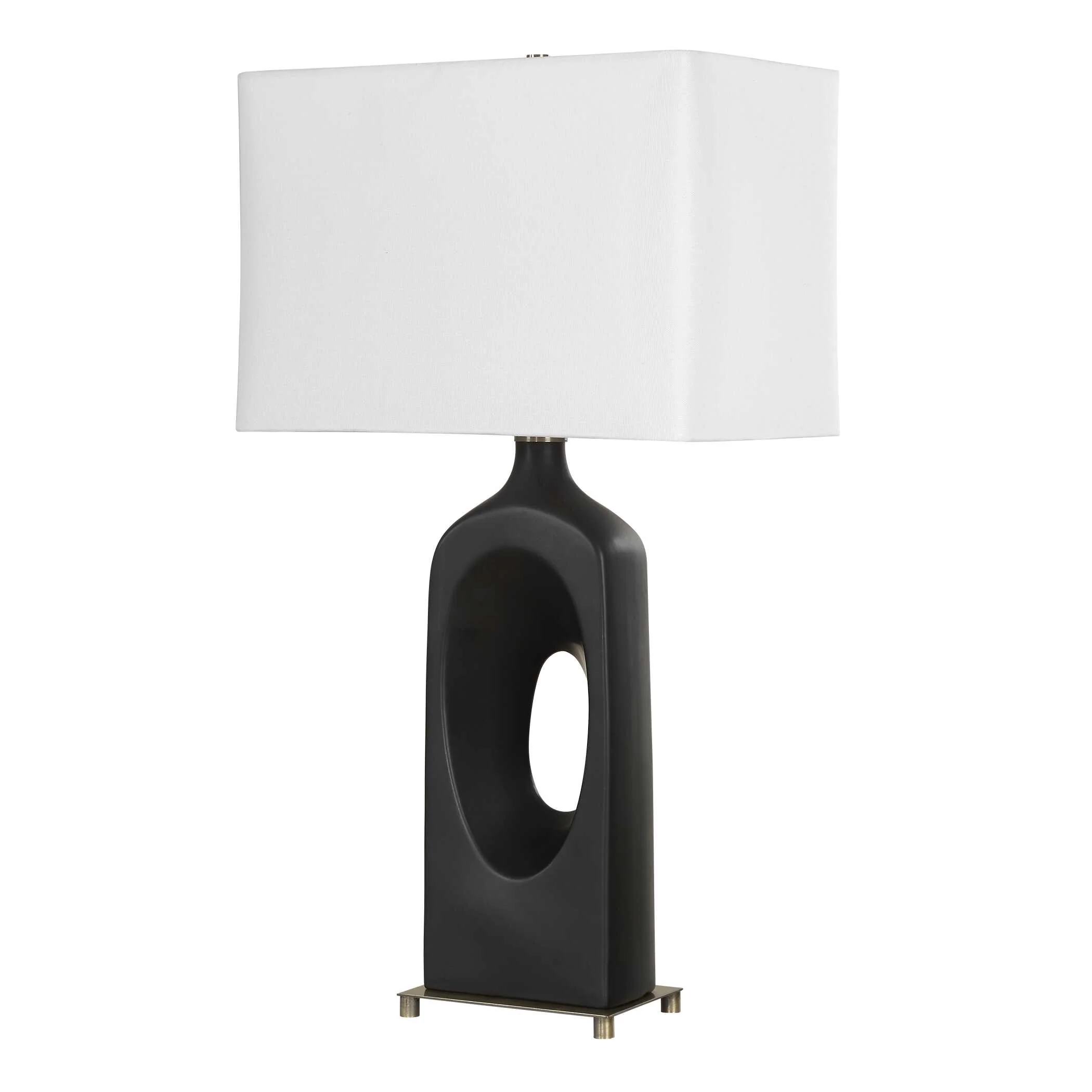 Uttermost Void Matte Black Table Lamp - Image 5