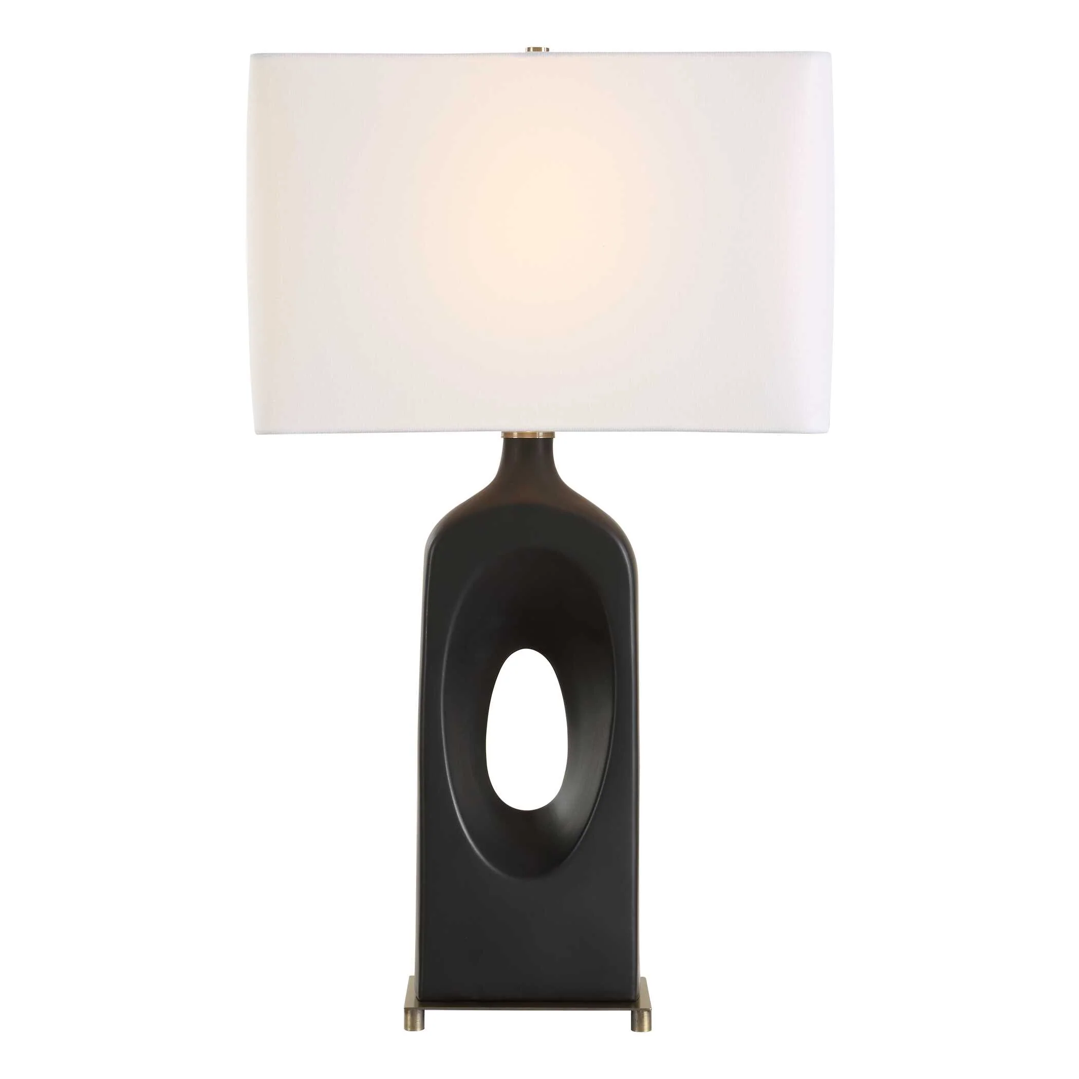 Uttermost Void Matte Black Table Lamp - Image 6
