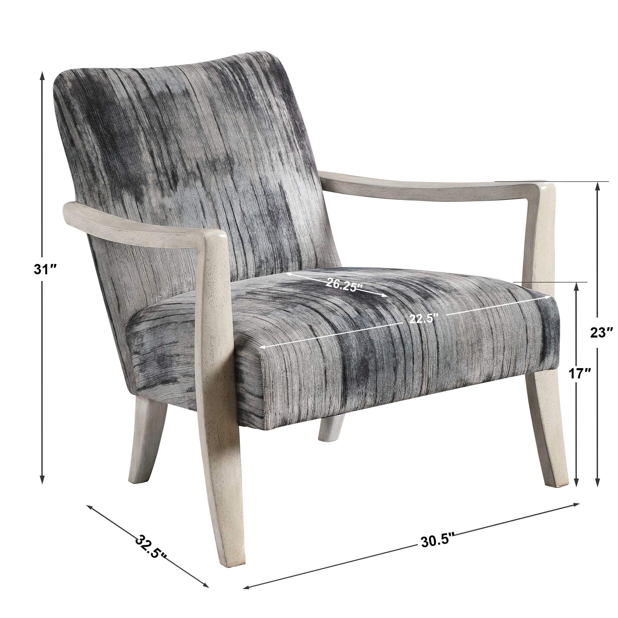 Uttermost Watercolor Accent Chair - Image 8