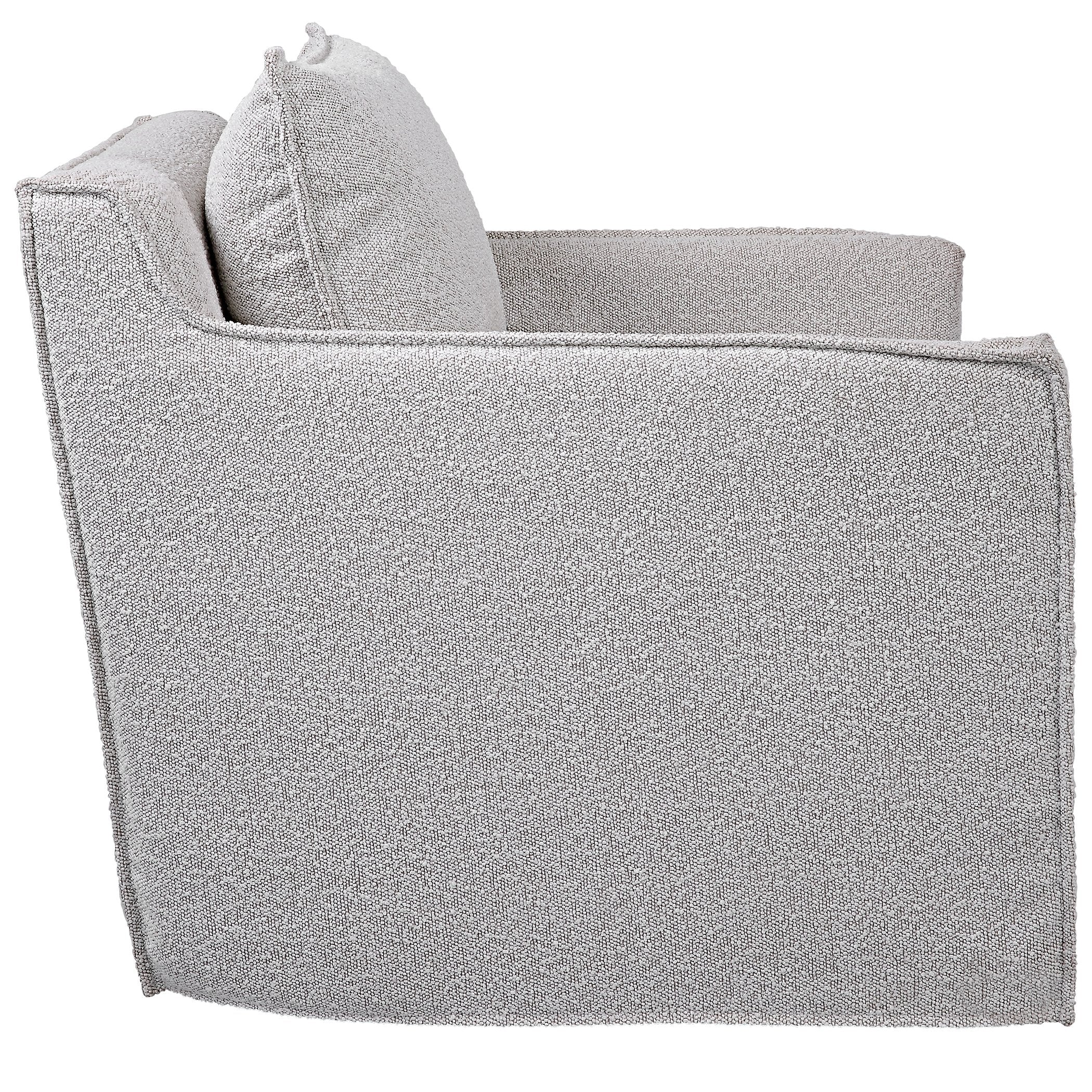 Uttermost Welland Gray Swivel Chair - Image 4
