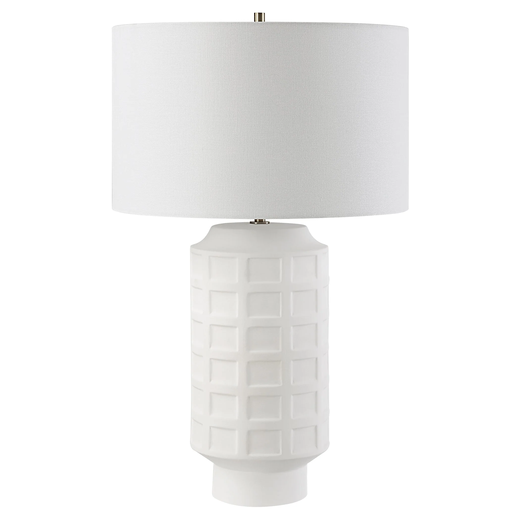 Uttermost Window Pane White Table Lamp - Image 4