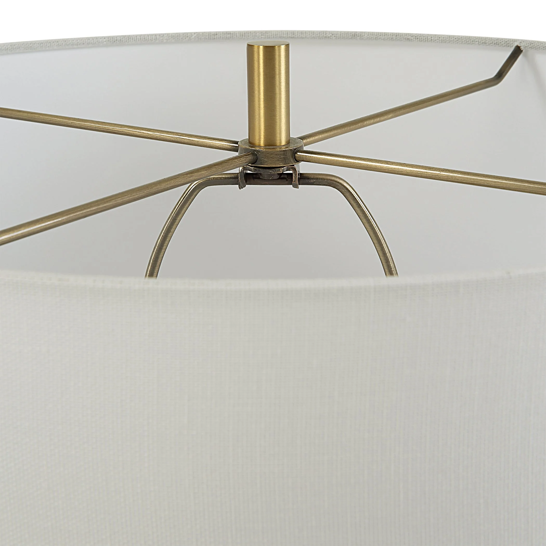 Uttermost Window Pane White Table Lamp - Image 6