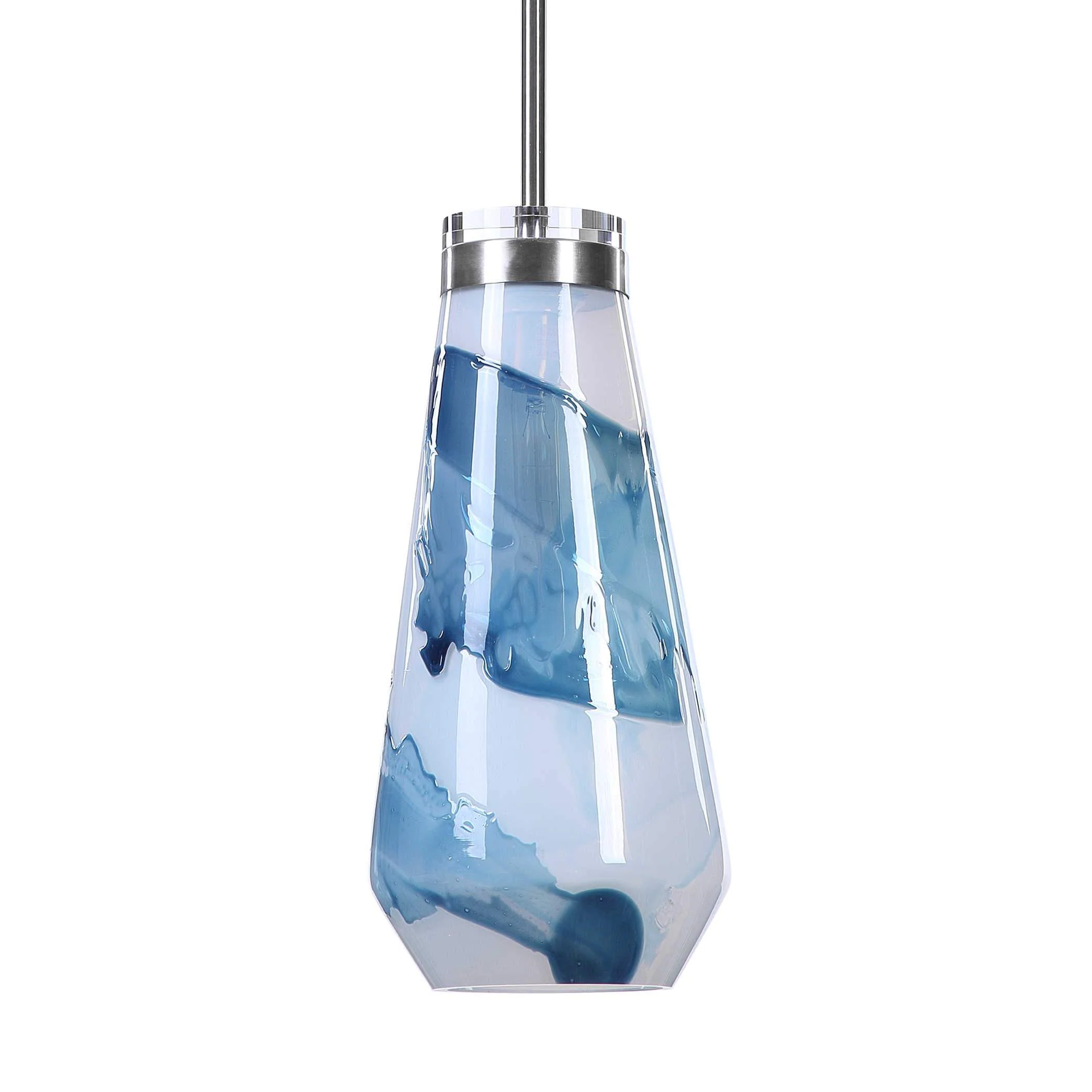 Uttermost Windswept Blue & White, 1 Lt  Mini Pendant - Image 6