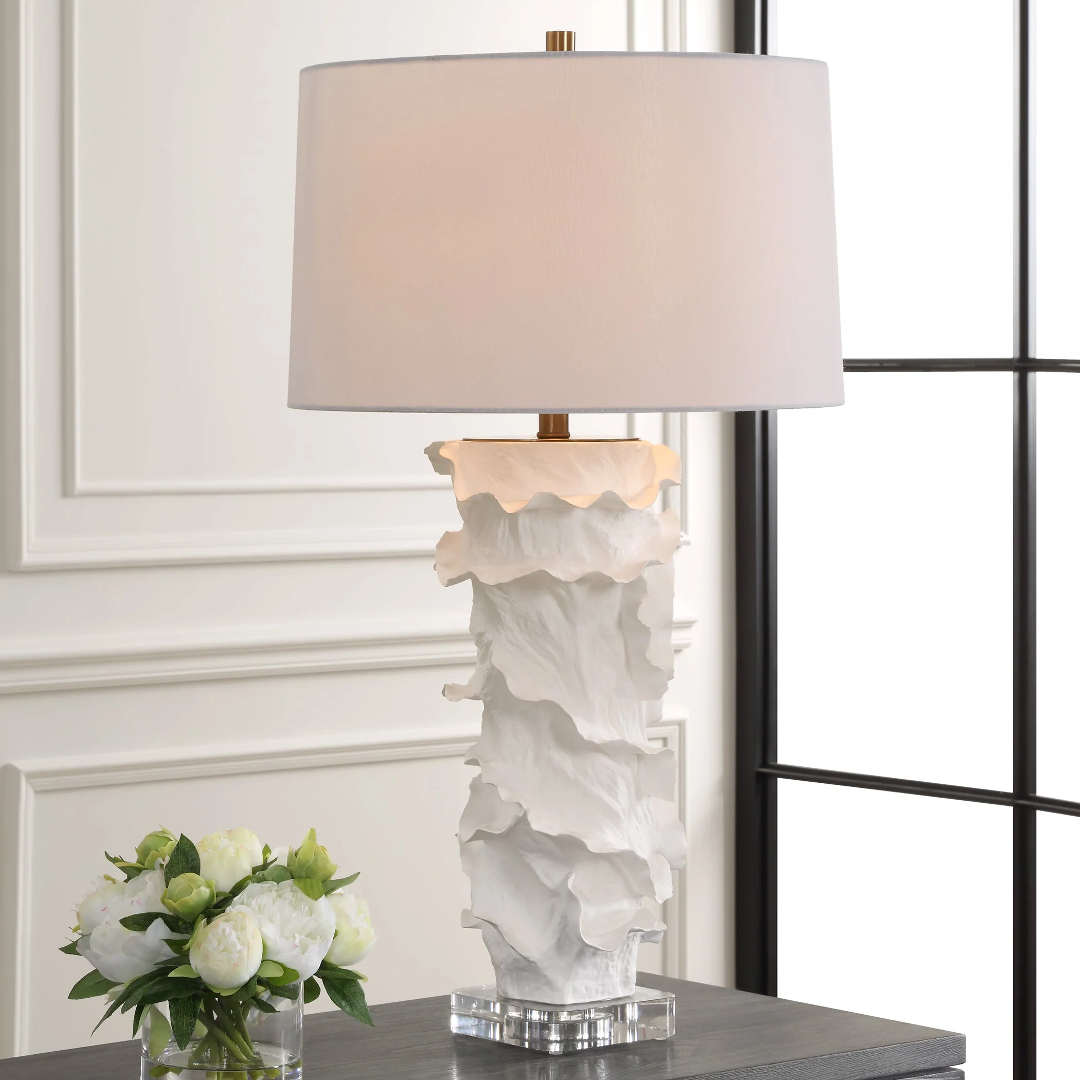 Uttermost Wisp White Table Lamp - Image 2