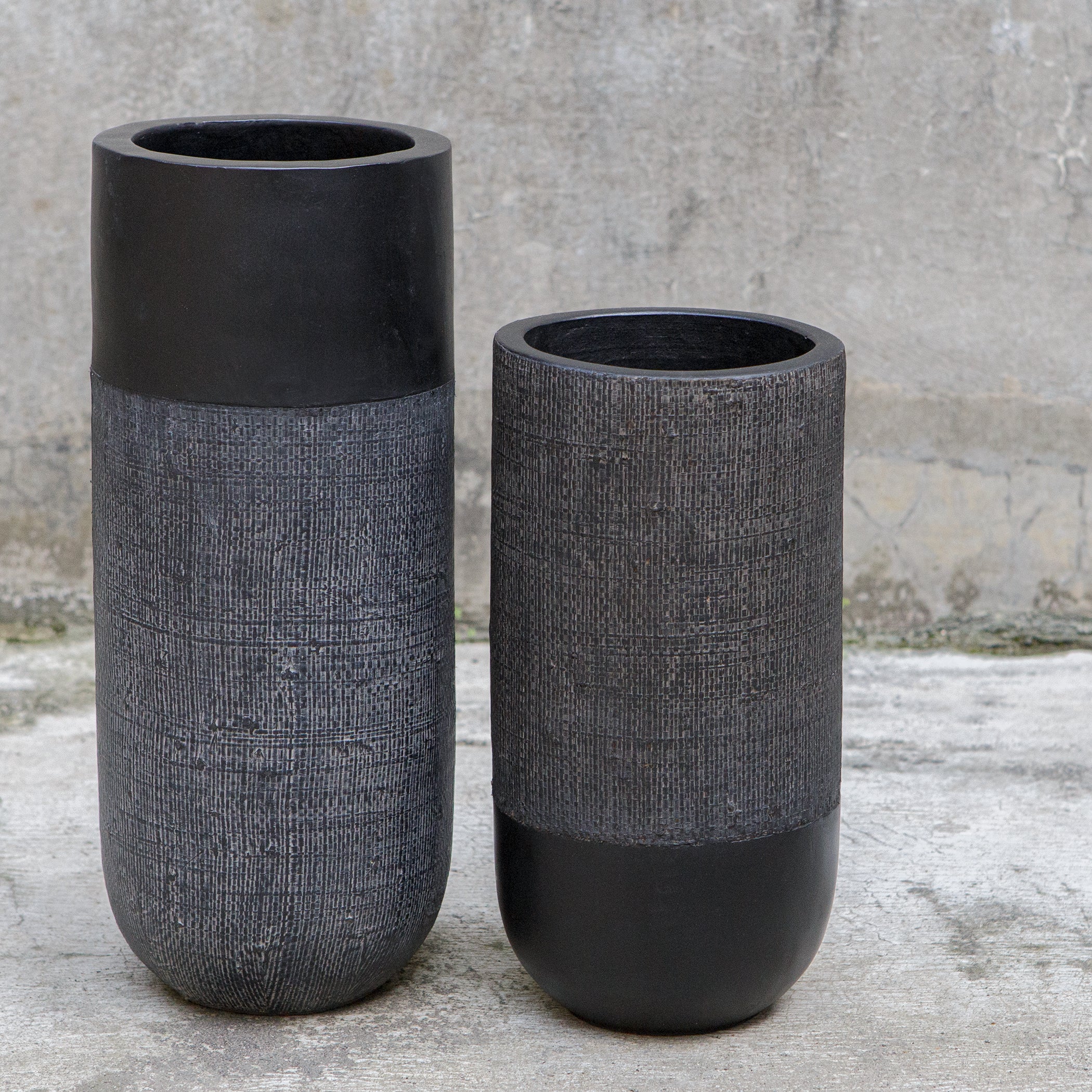 Uttermost Woven Shadow Vases, Set/2 - Image 2