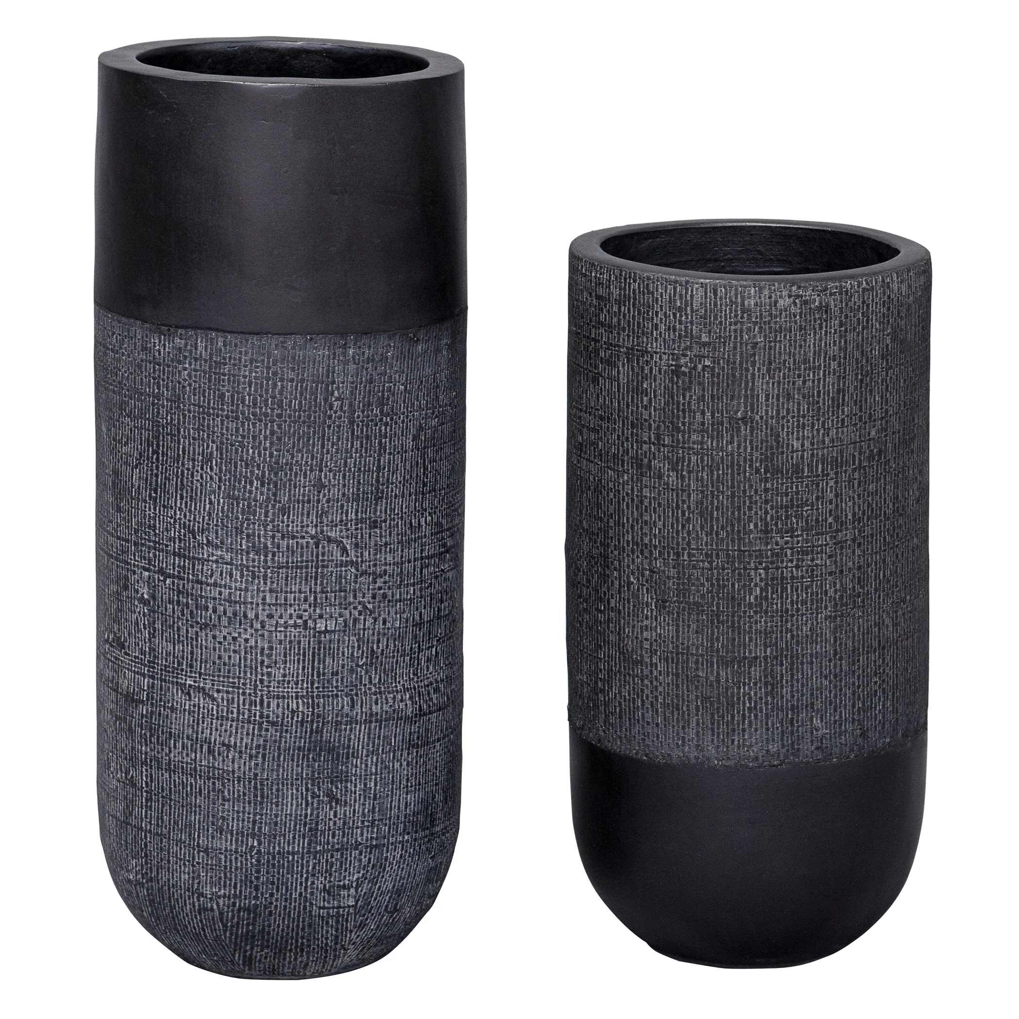 Uttermost Woven Shadow Vases, Set/2 - Image 4