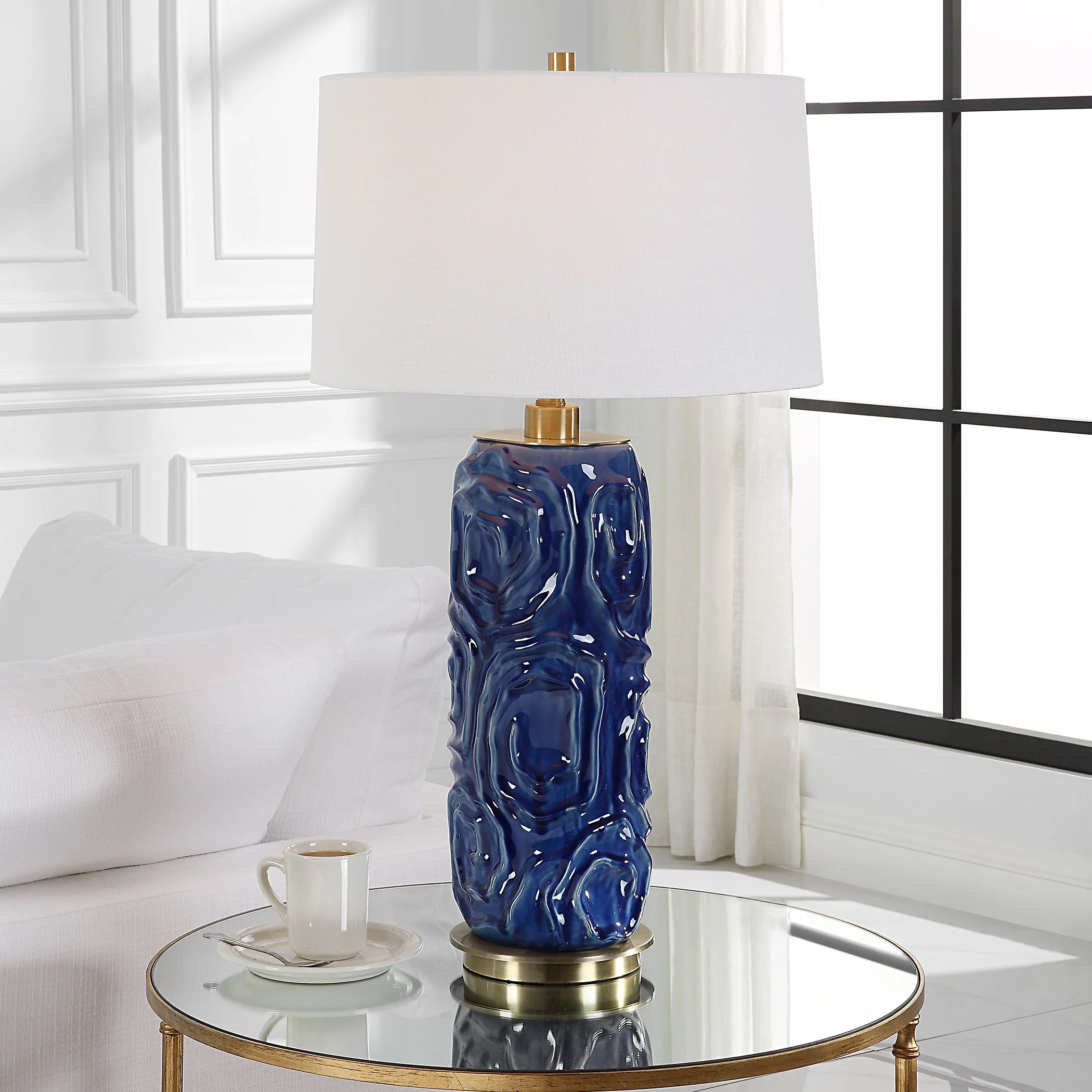 Uttermost Zade Blue Table Lamp - Image 2