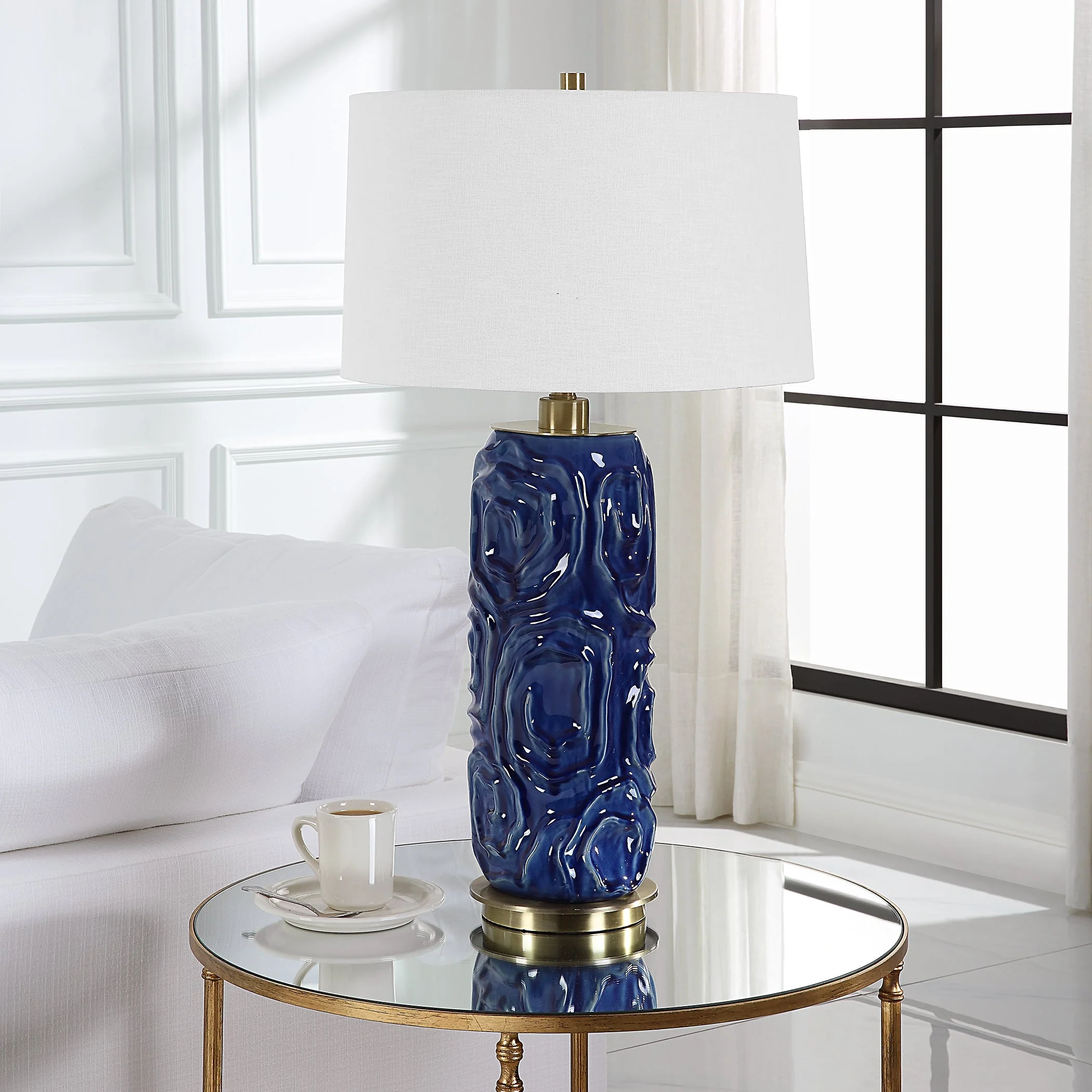 Uttermost Zade Blue Table Lamp - Image 3