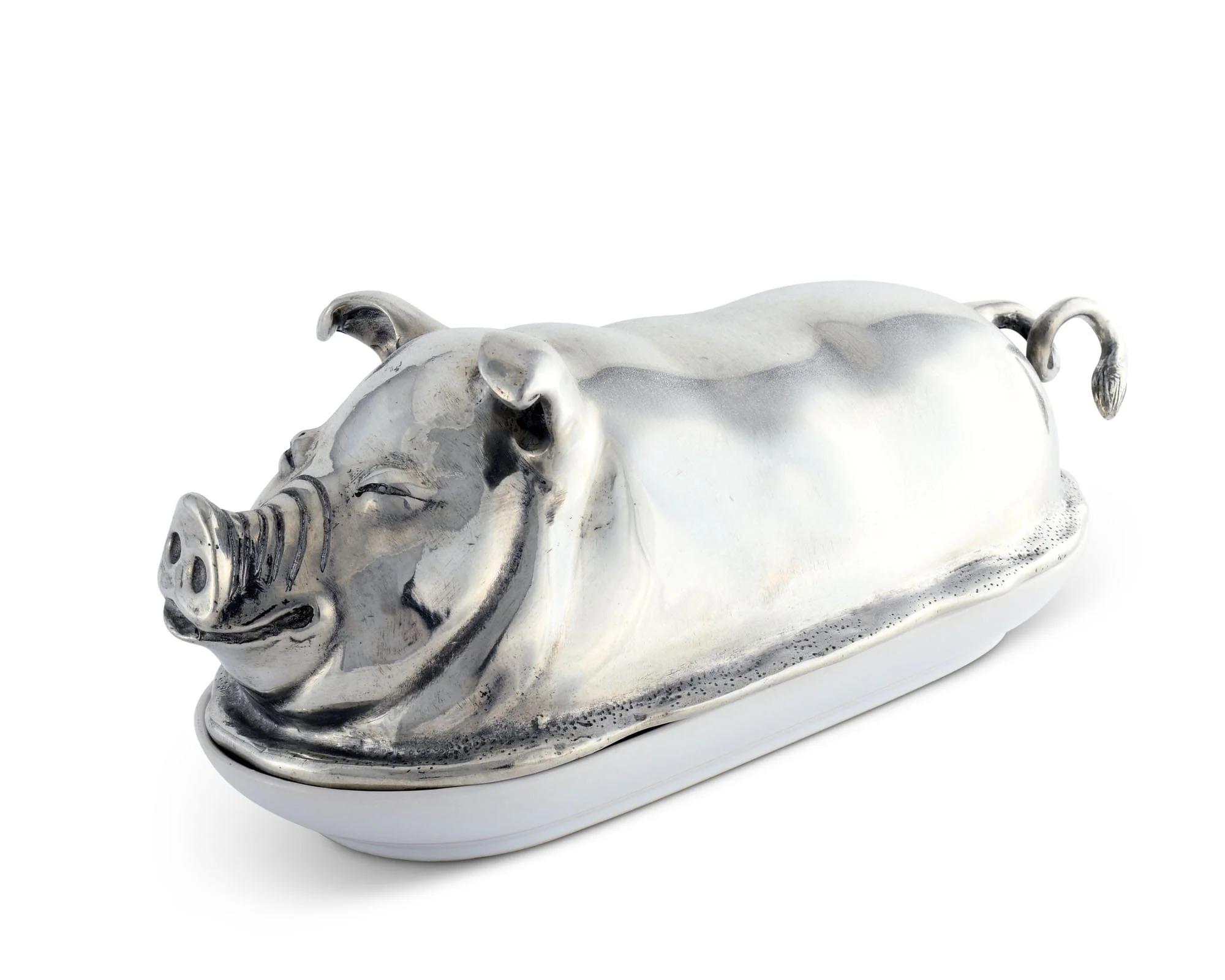 Vagabond House Butter Dish - Pig