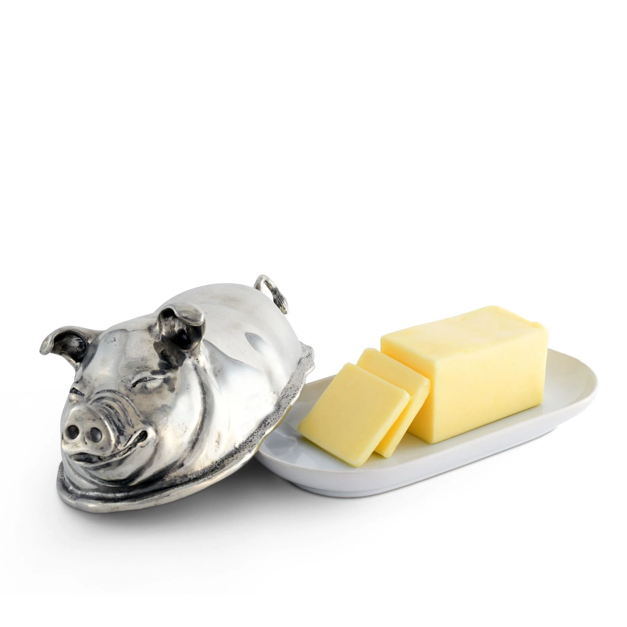 Vagabond House Butter Dish - Pig - Image 2