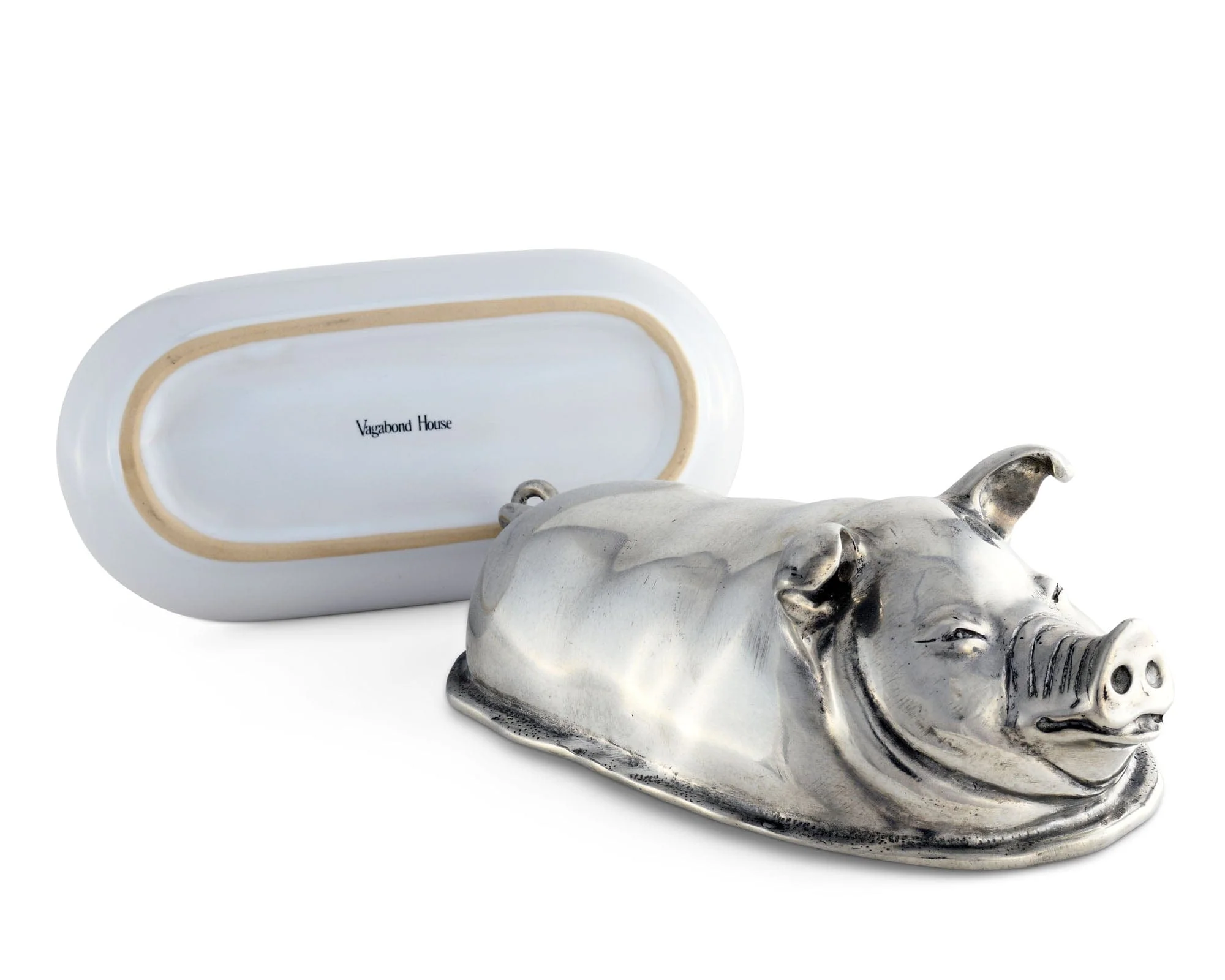 Vagabond House Butter Dish - Pig - Image 8