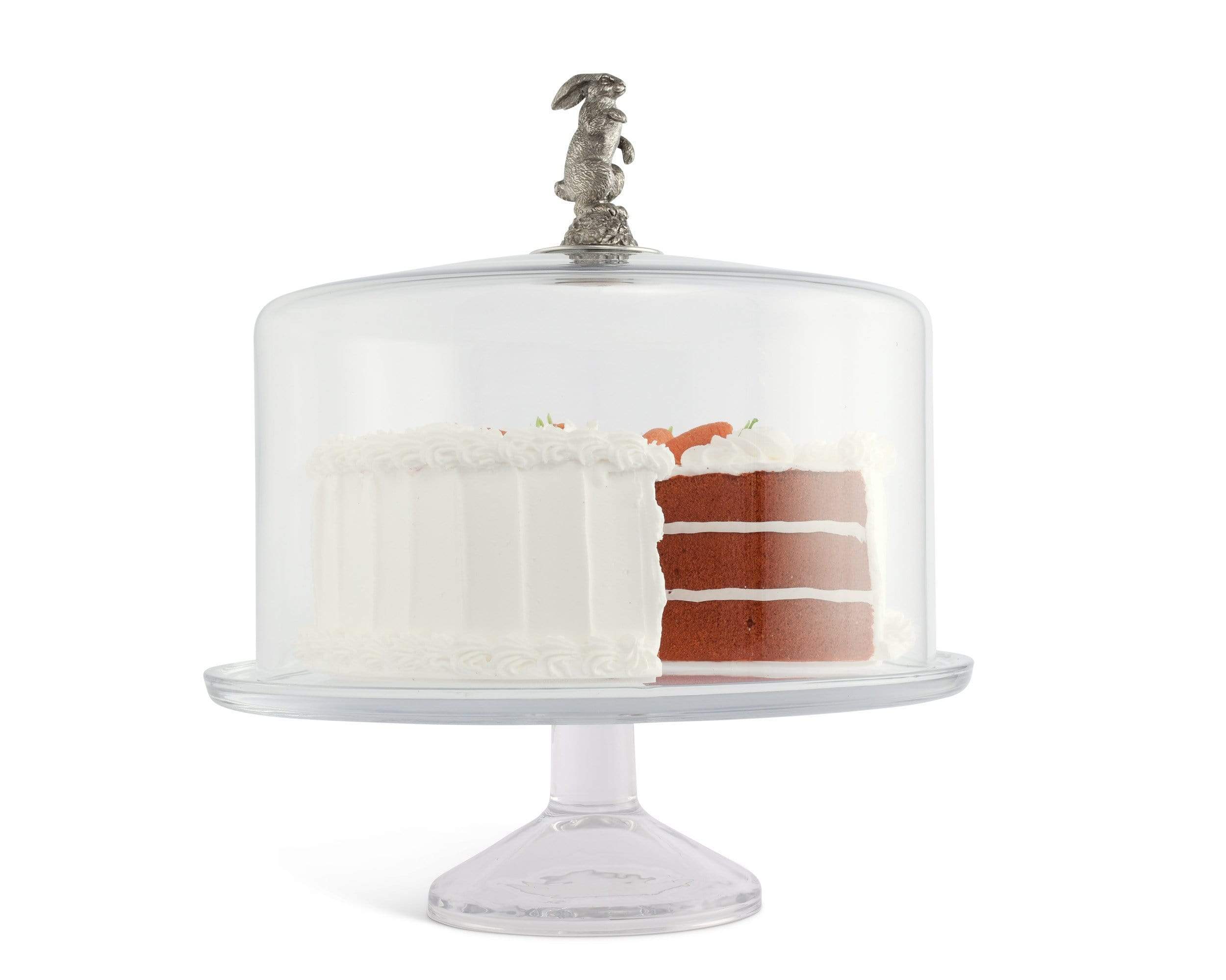 Vagabond House Cake Plate with Dome - Bunny
