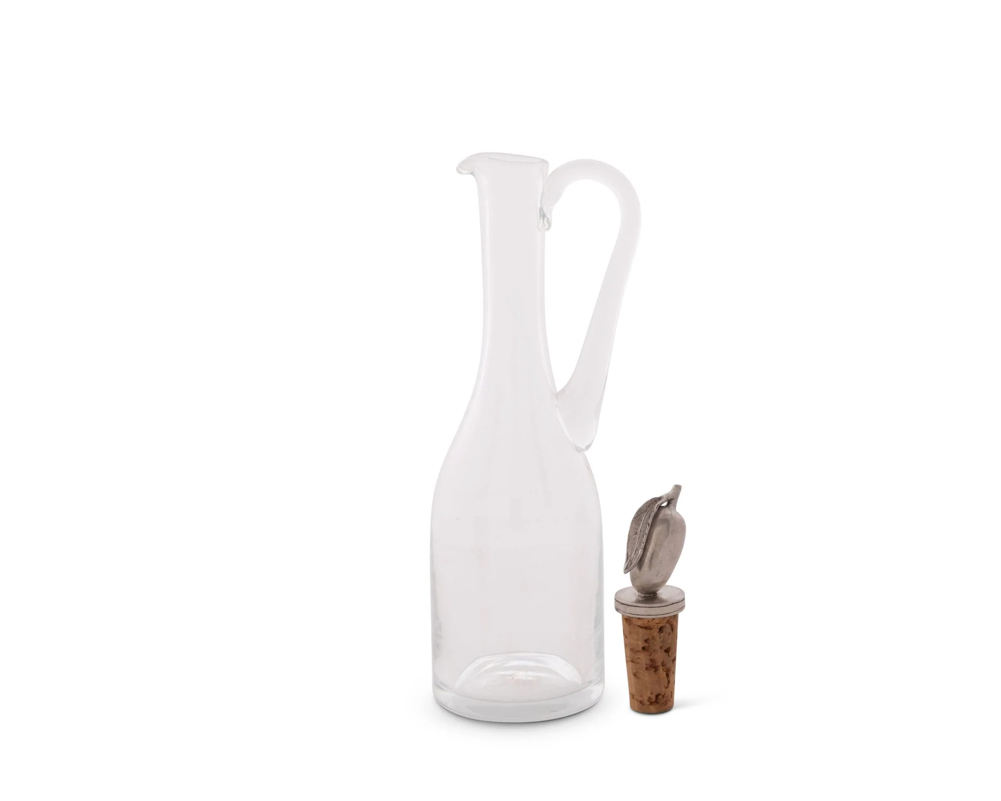 Vagabond House Cruet Bottle With Pewter Olive Head Cork Stopper - Image 2