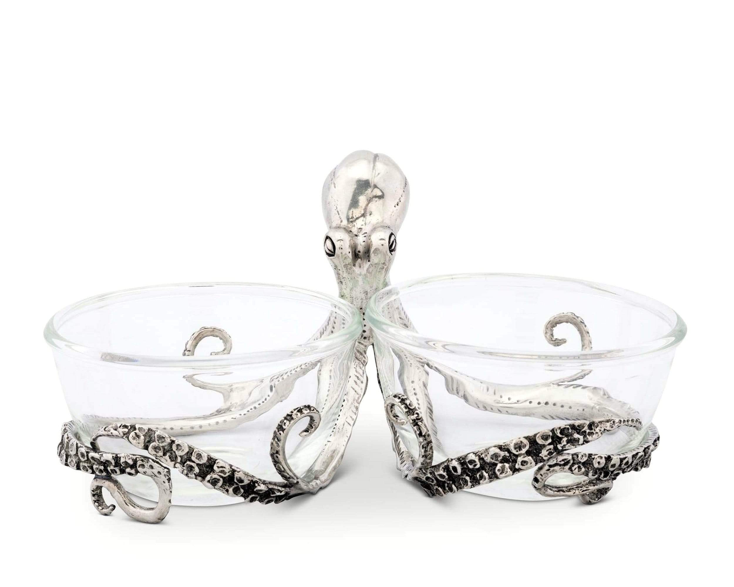 Vagabond House Double Condiment Bowl - Octopus
