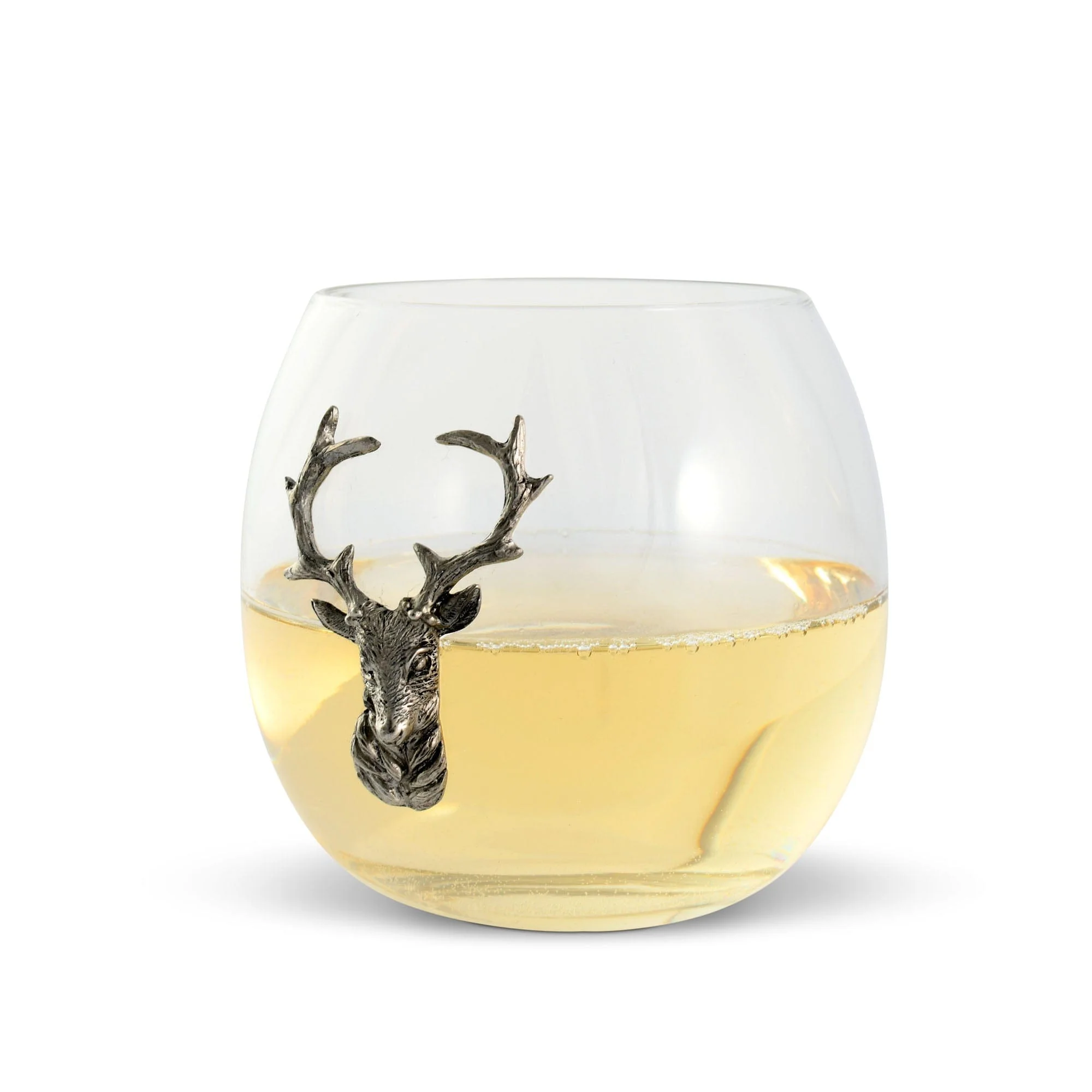 Vagabond House Elk / Deer Stemless Wine Glass - Image 2