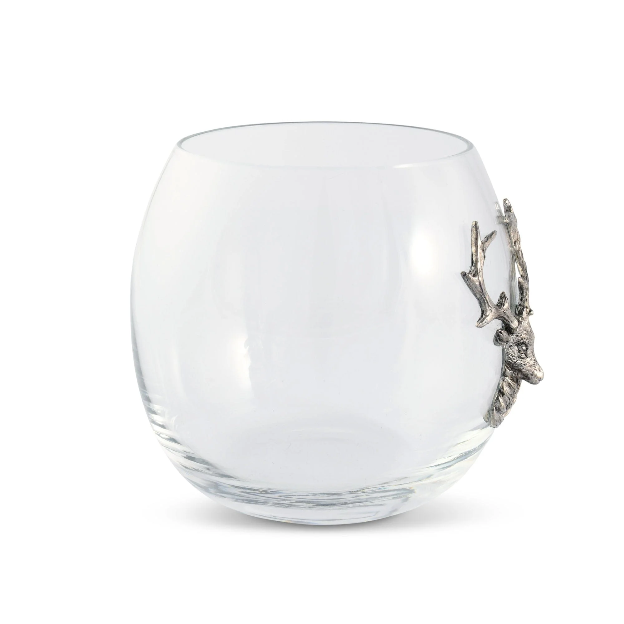 Vagabond House Elk / Deer Stemless Wine Glass - Image 3