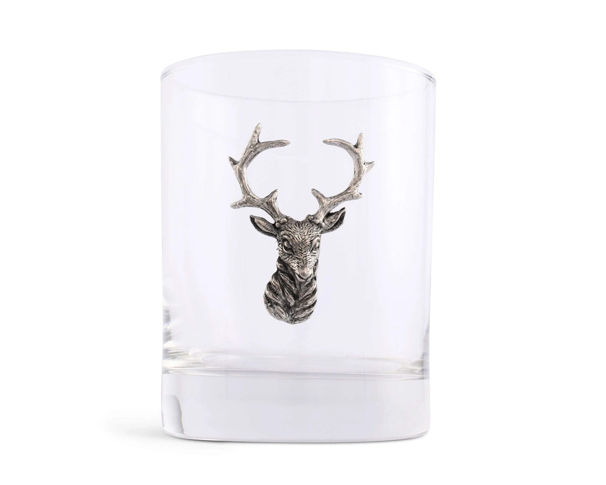 Vagabond House Elk Head Double Old Fashion Bar Glass - Image 3