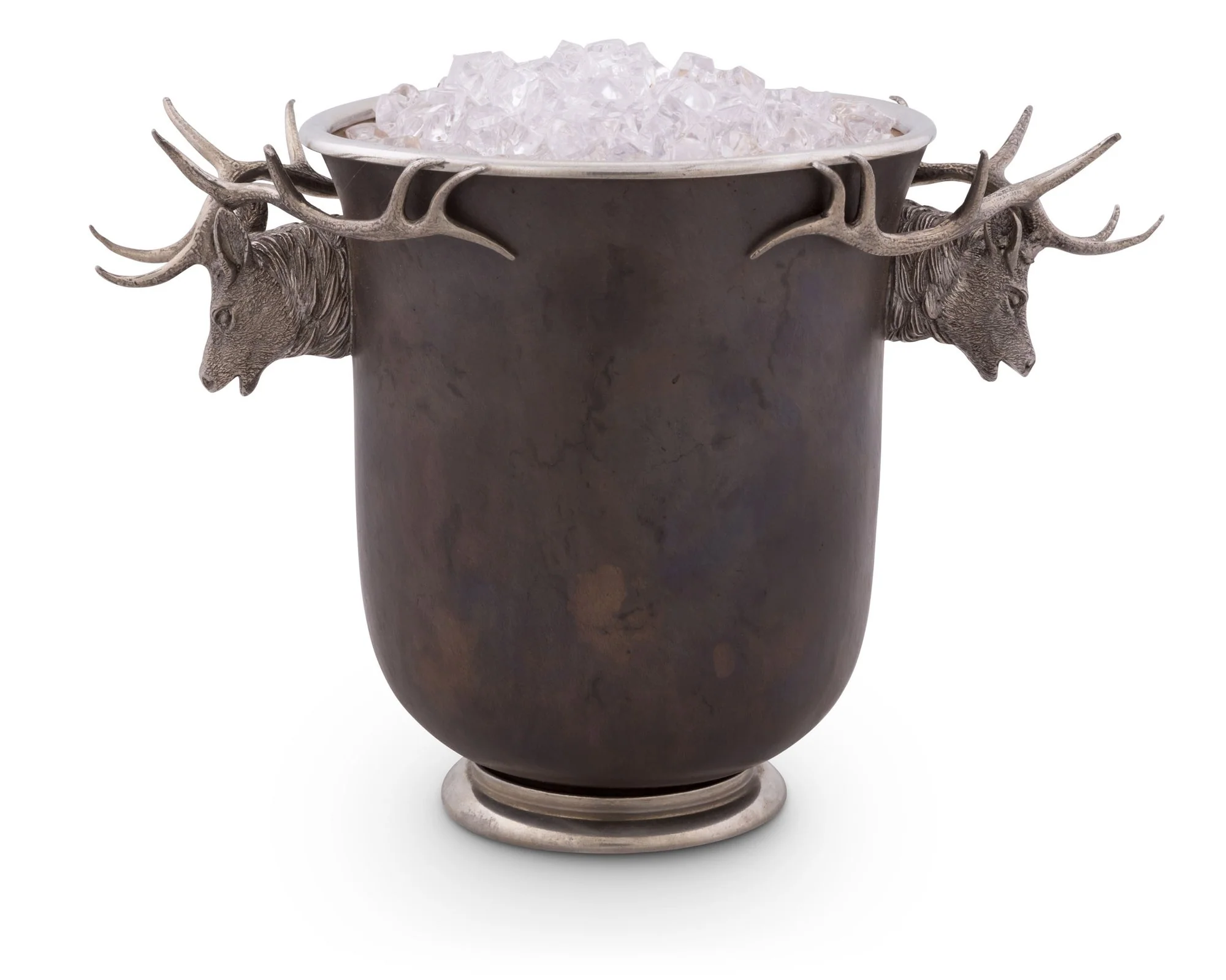 Vagabond House Elk Head Handle Bronze Ice Bucket - Image 2