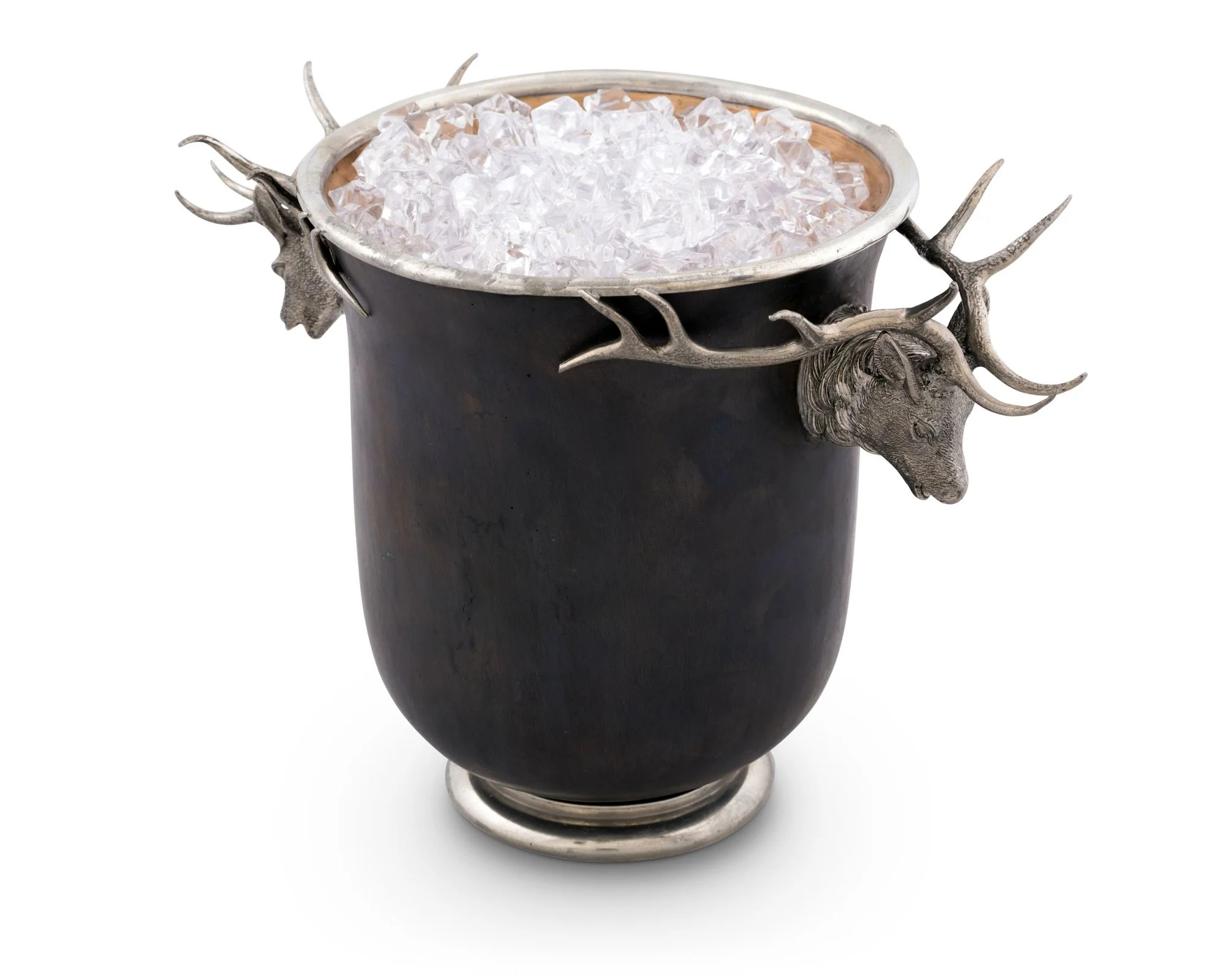 Vagabond House Elk Head Handle Bronze Ice Bucket - Image 3