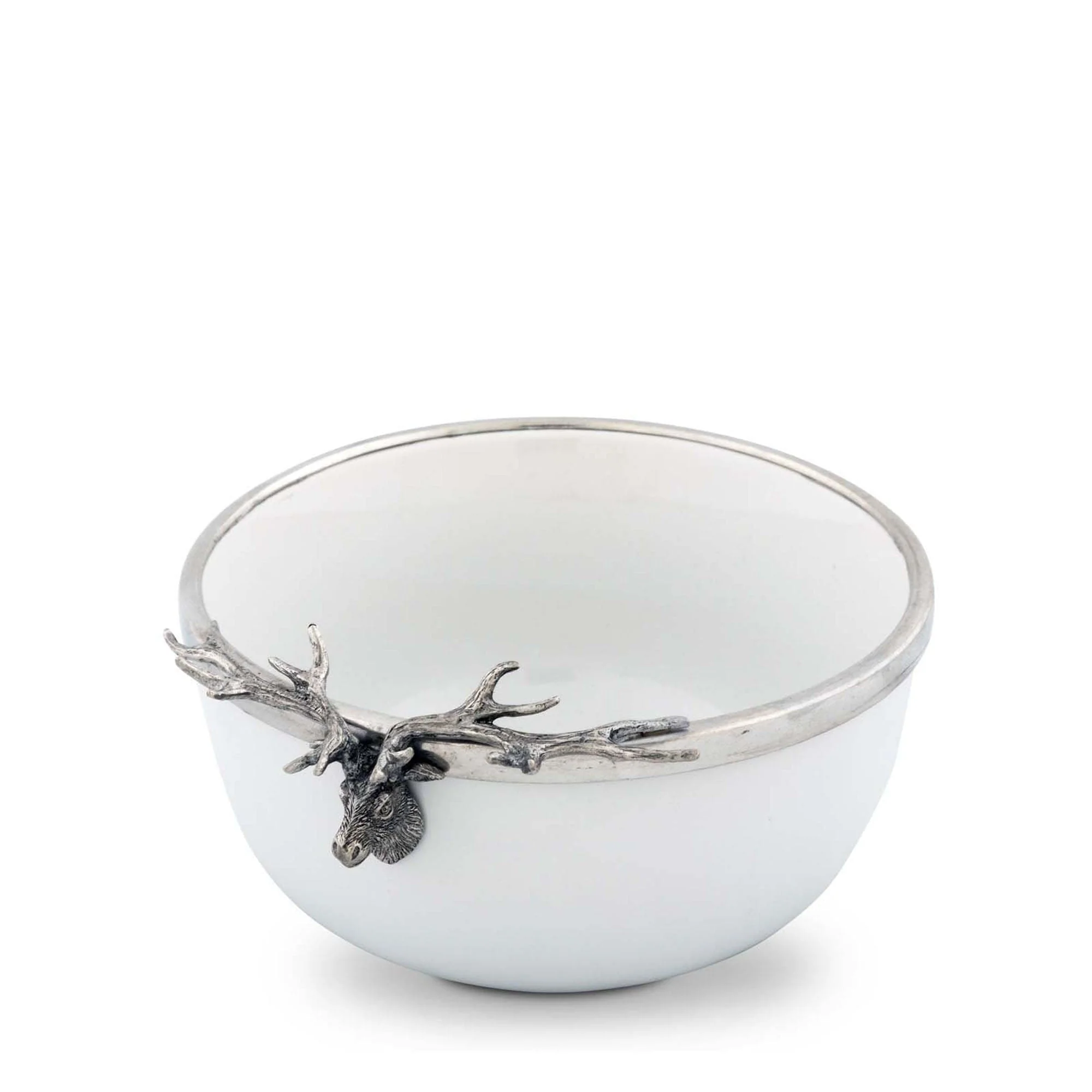 Vagabond House Elk Head Stoneware Bowl Small