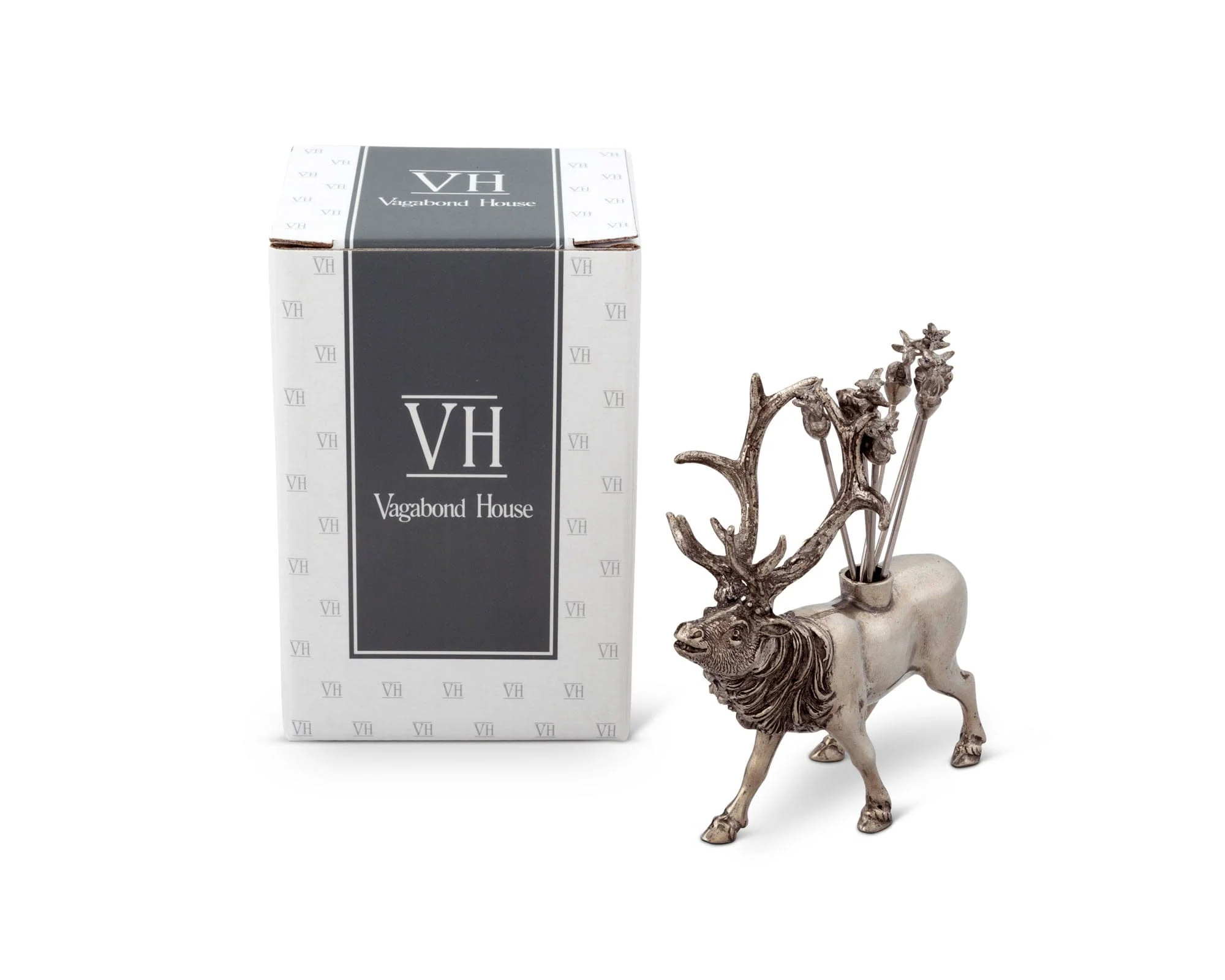 Vagabond House Elk Pewter Cheese Pick Set - Image 2
