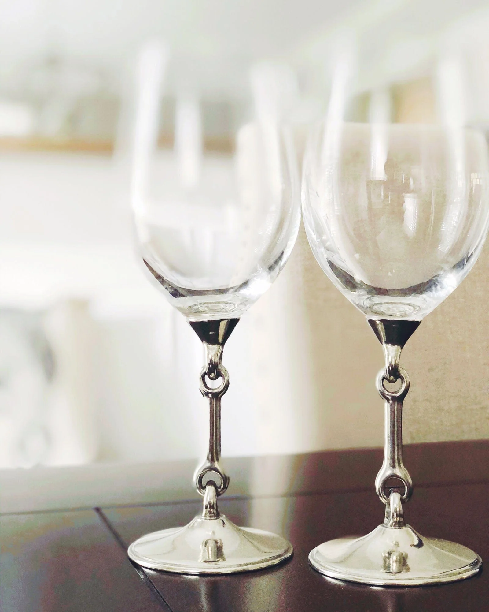 Vagabond House Equestrian Bit Wine Glass - Image 2