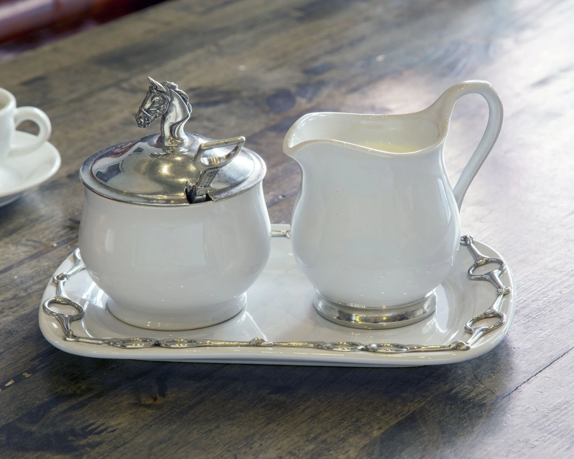 Vagabond House Equestrian Sugar And Creamer Set - Image 2