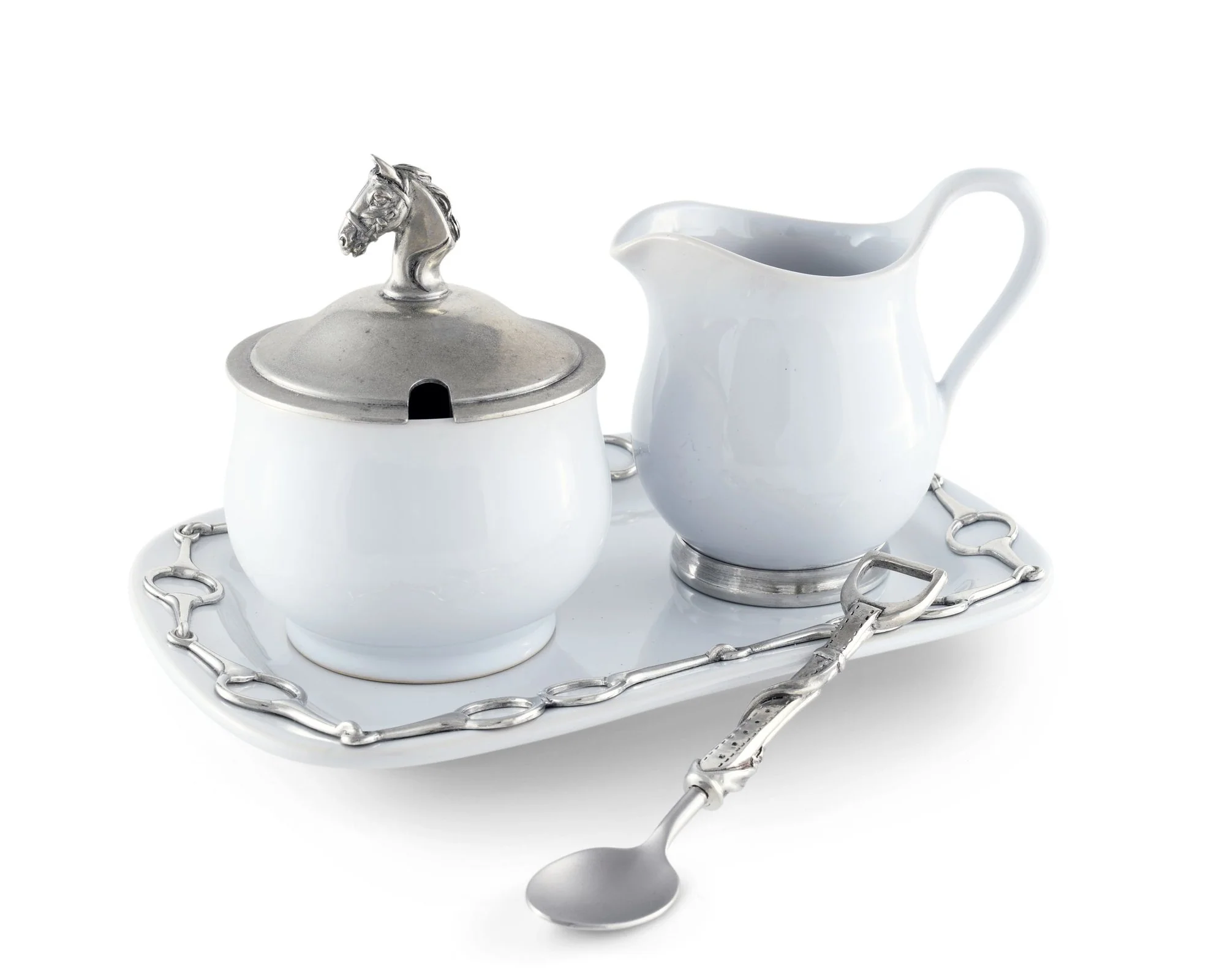 Vagabond House Equestrian Sugar And Creamer Set - Image 3