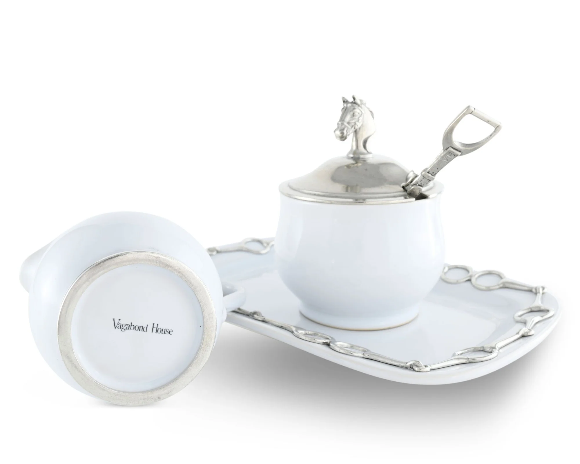 Vagabond House Equestrian Sugar And Creamer Set - Image 4