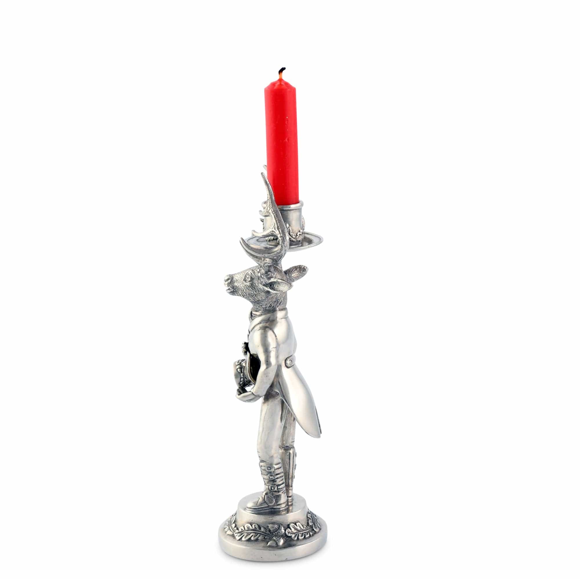 Vagabond House Gentleman Elk Short Candlestick - Image 3