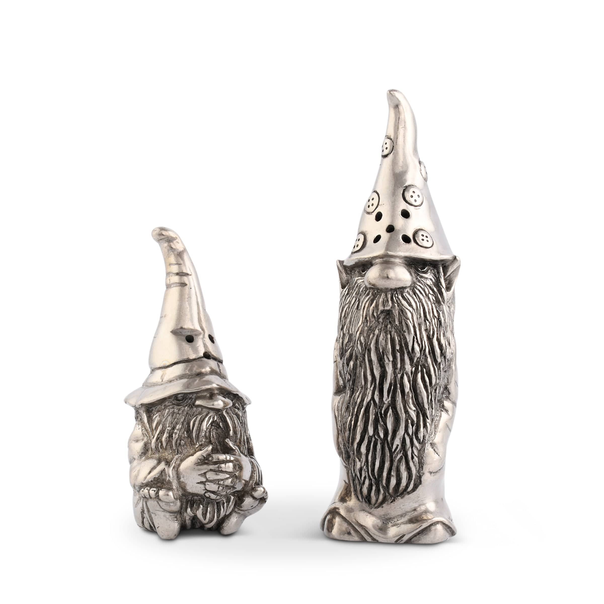 Vagabond House Gnome Pewter Salt and Pepper