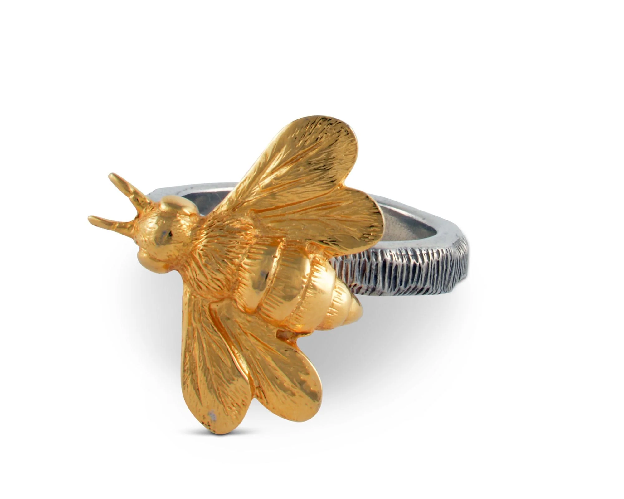 Vagabond House Gold Bee Napkin Ring - Image 3