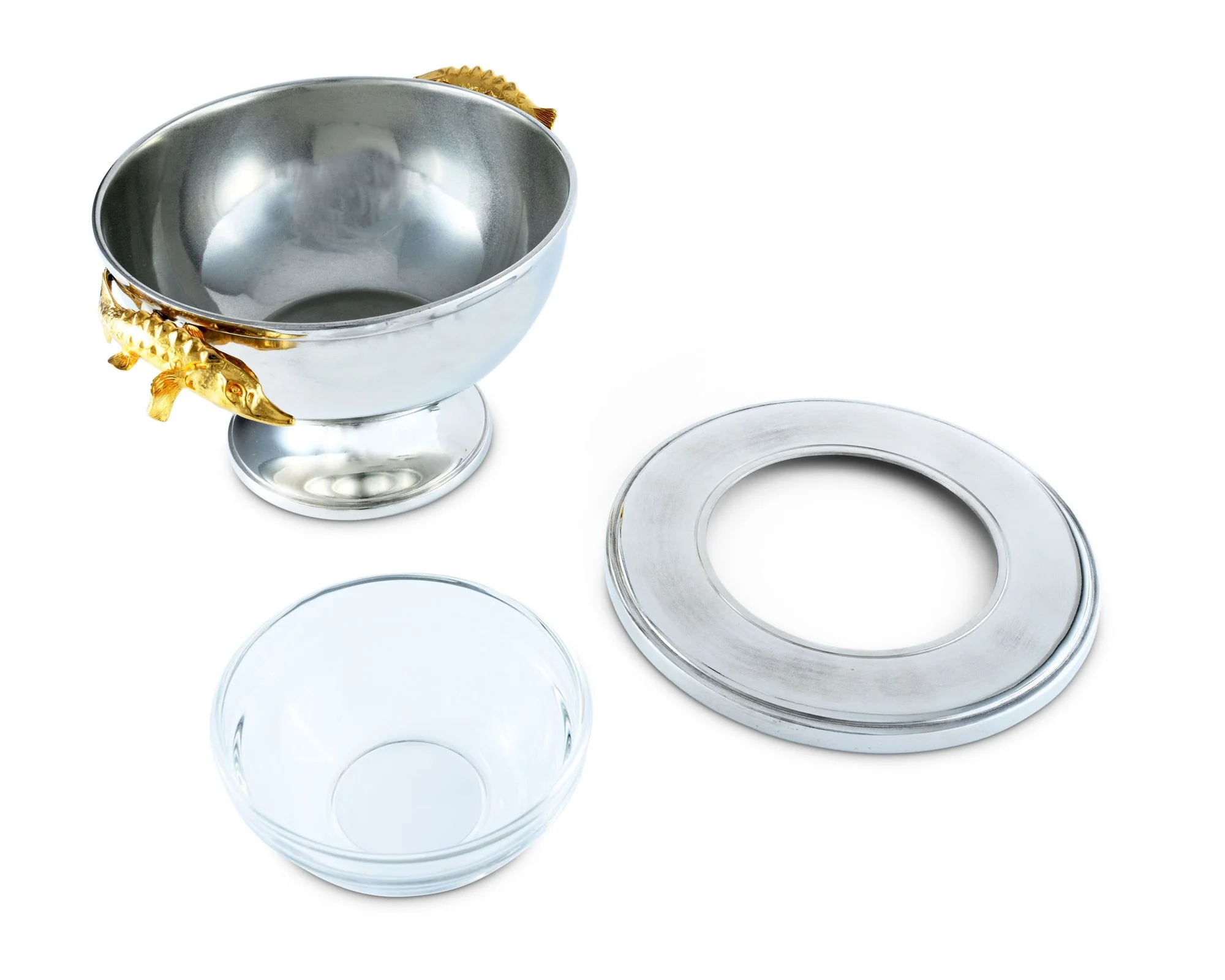 Vagabond House Gold Sturgeon Caviar Server - Image 3