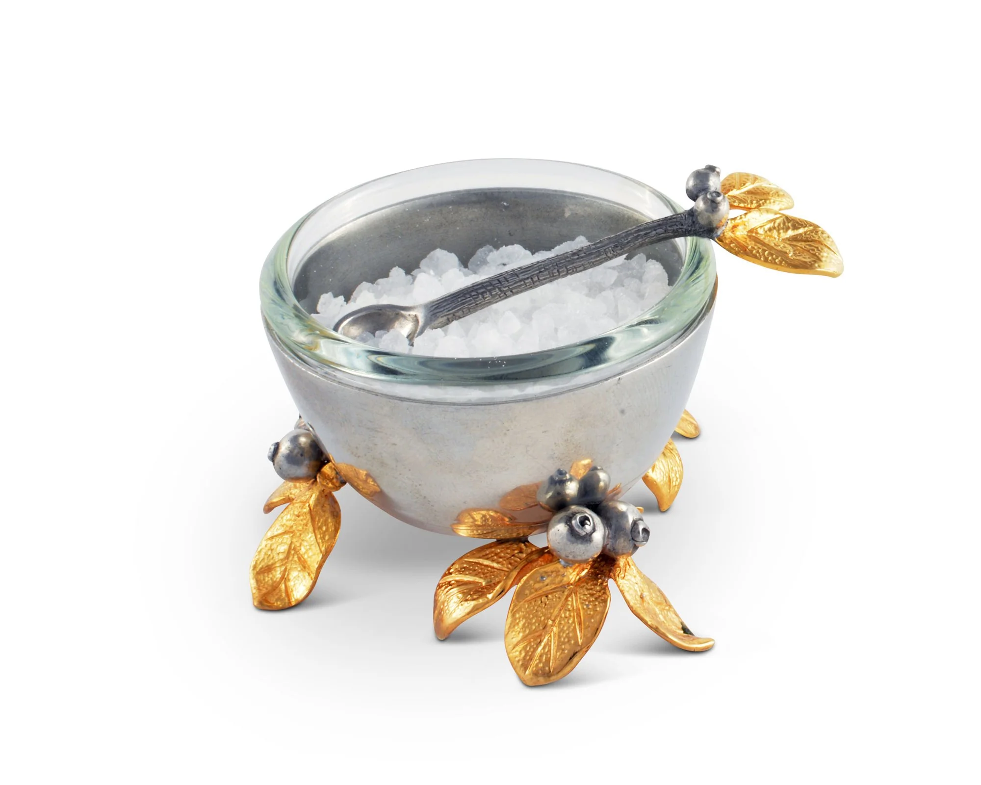 Vagabond House Golden Winter Berry Salt Cellar
