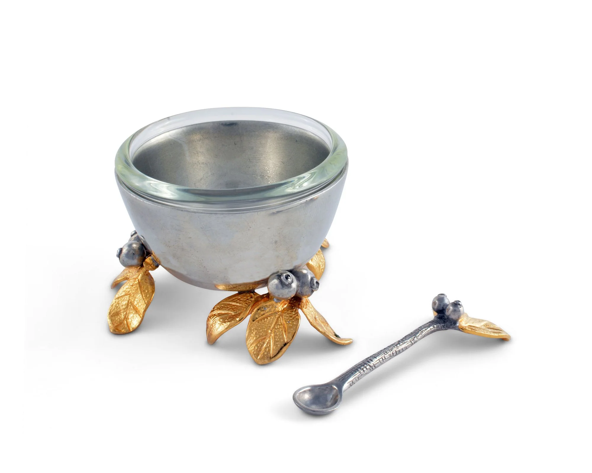 Vagabond House Golden Winter Berry Salt Cellar - Image 3