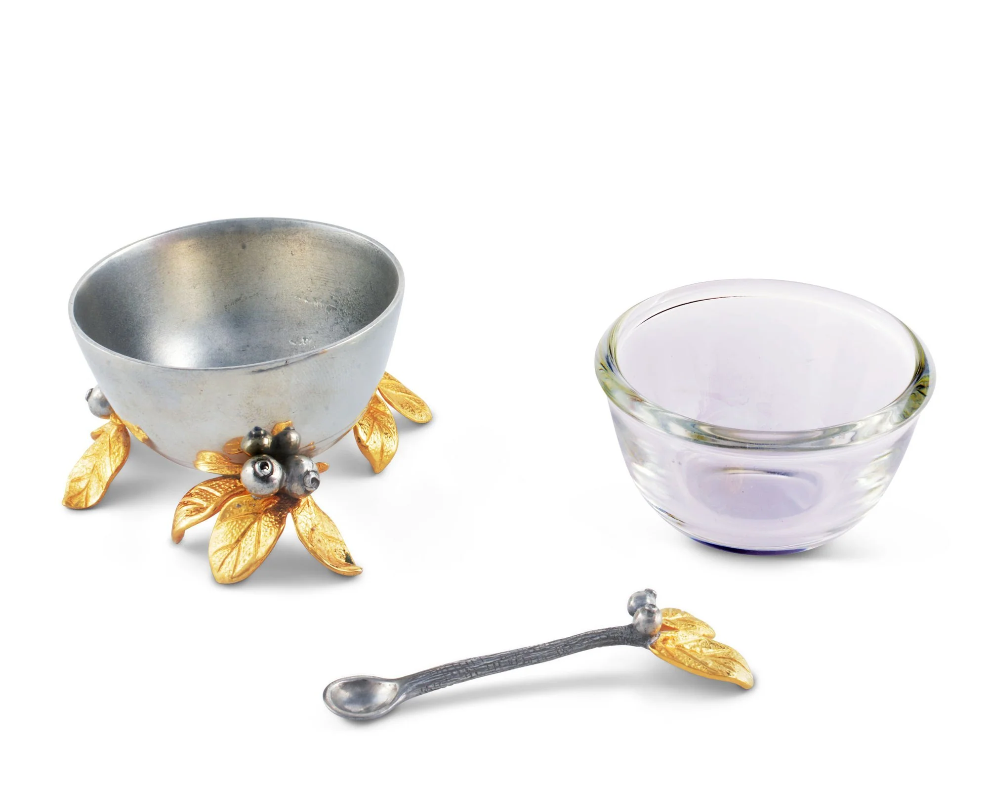 Vagabond House Golden Winter Berry Salt Cellar - Image 4