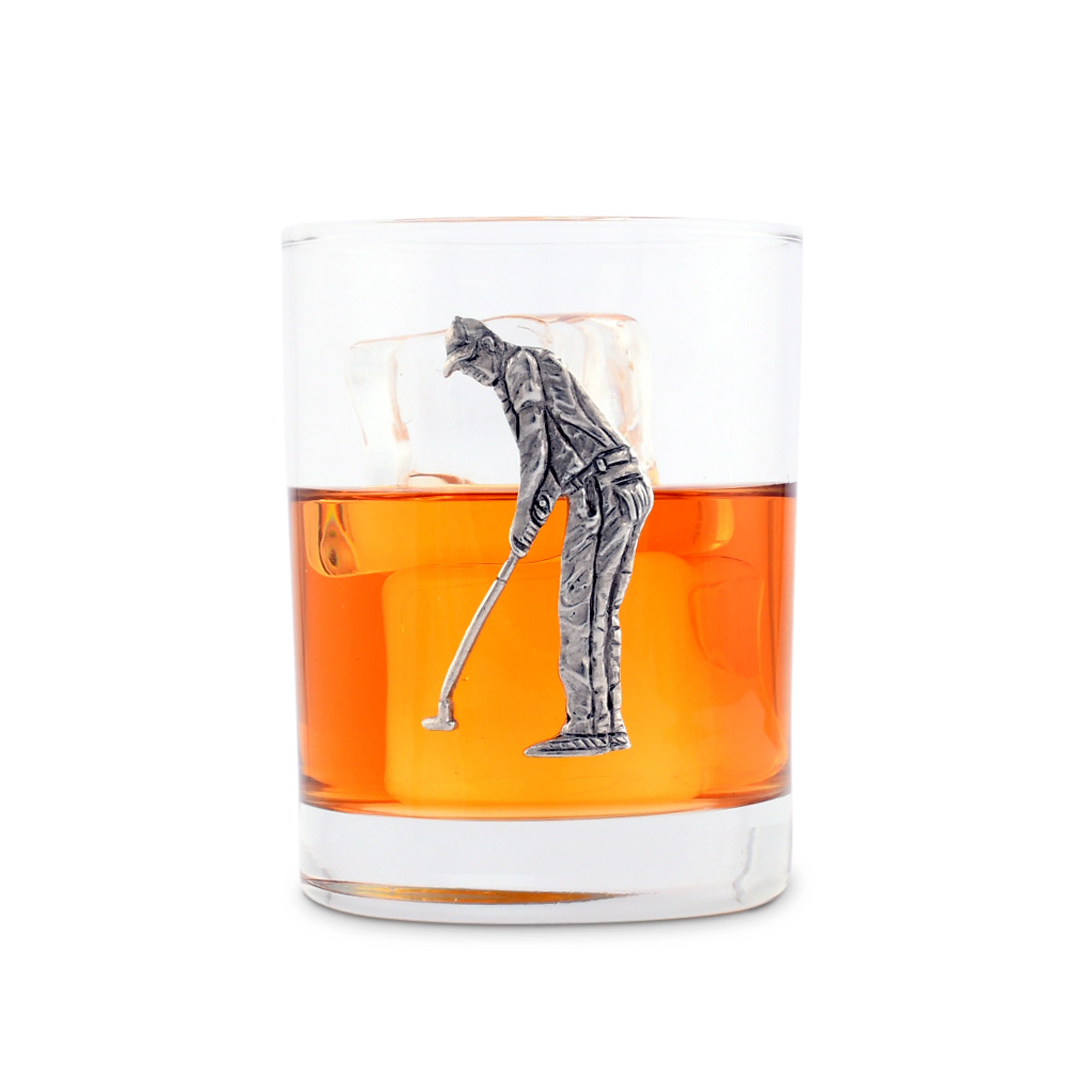 Vagabond House Golfer Double Old Fashioned Glass