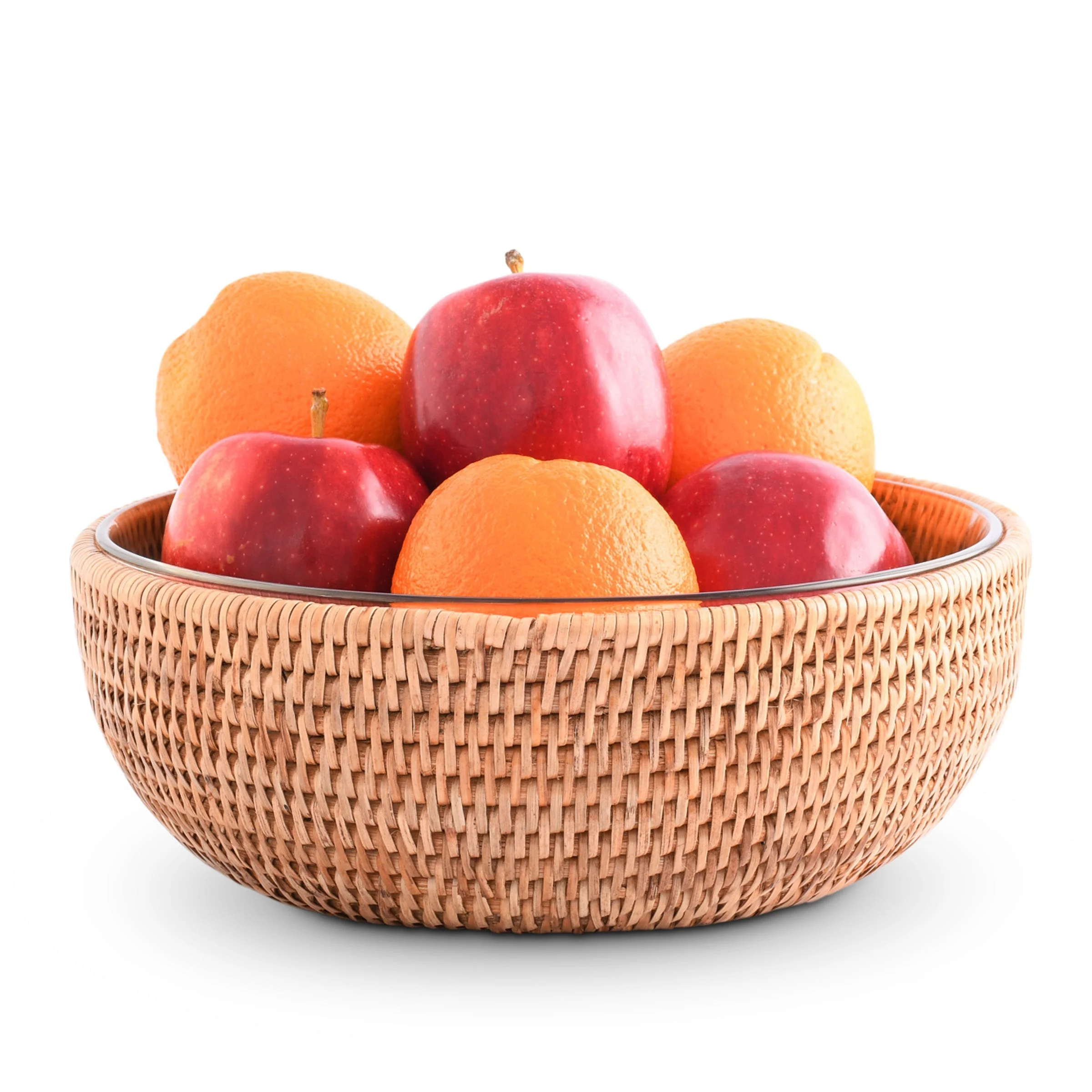 Vagabond House Hand Woven Serving Bowl Rattan