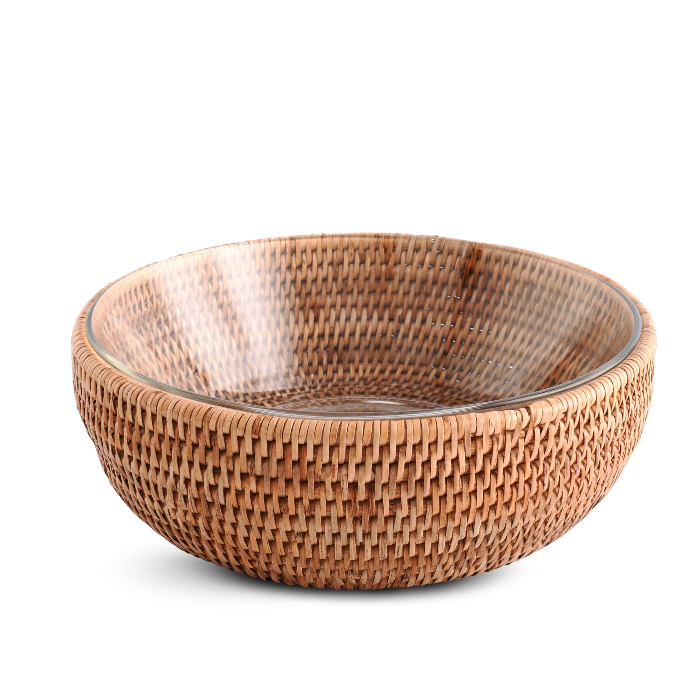 Vagabond House Hand Woven Serving Bowl Rattan - Image 2