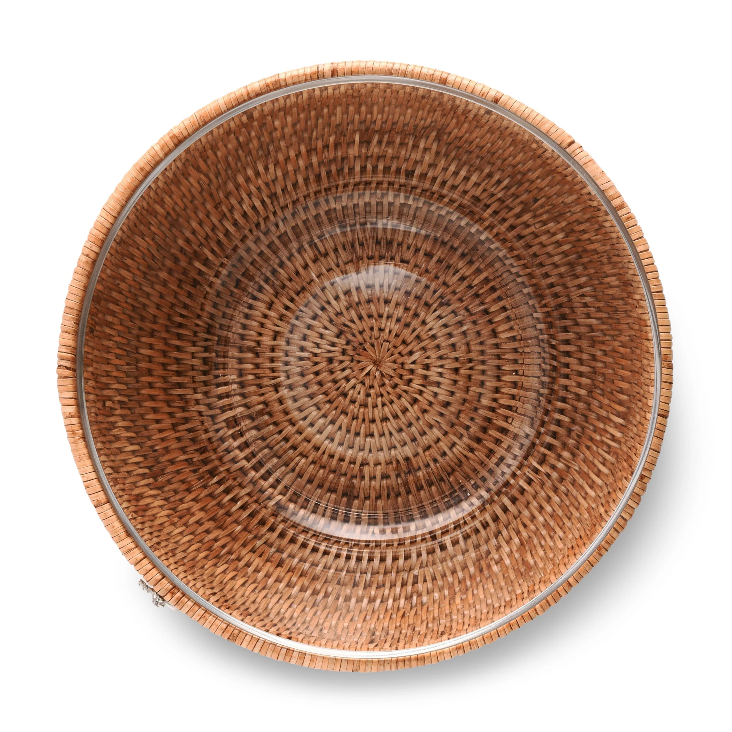 Vagabond House Hand Woven Serving Bowl Rattan - Image 4