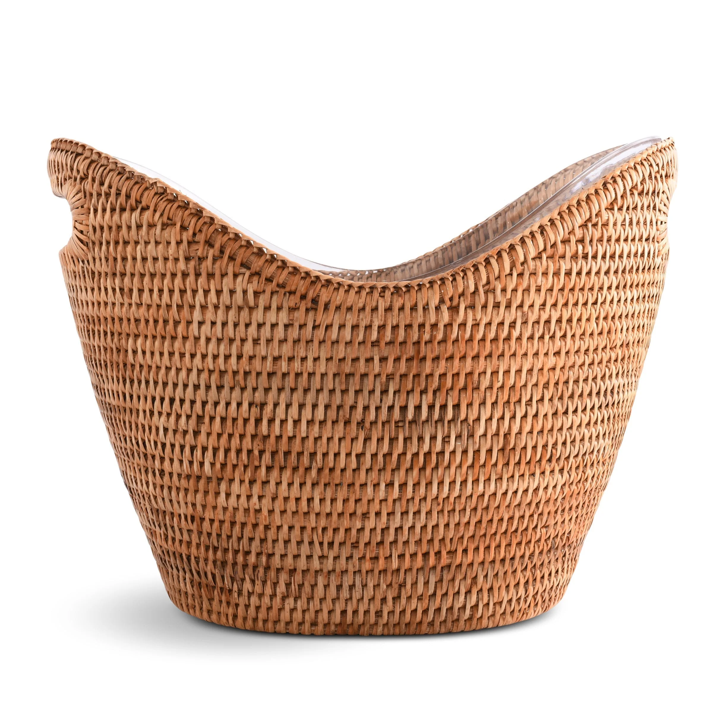 Vagabond House Hand Woven Wicker Rattan Champagne / Ice Tub - Image 2