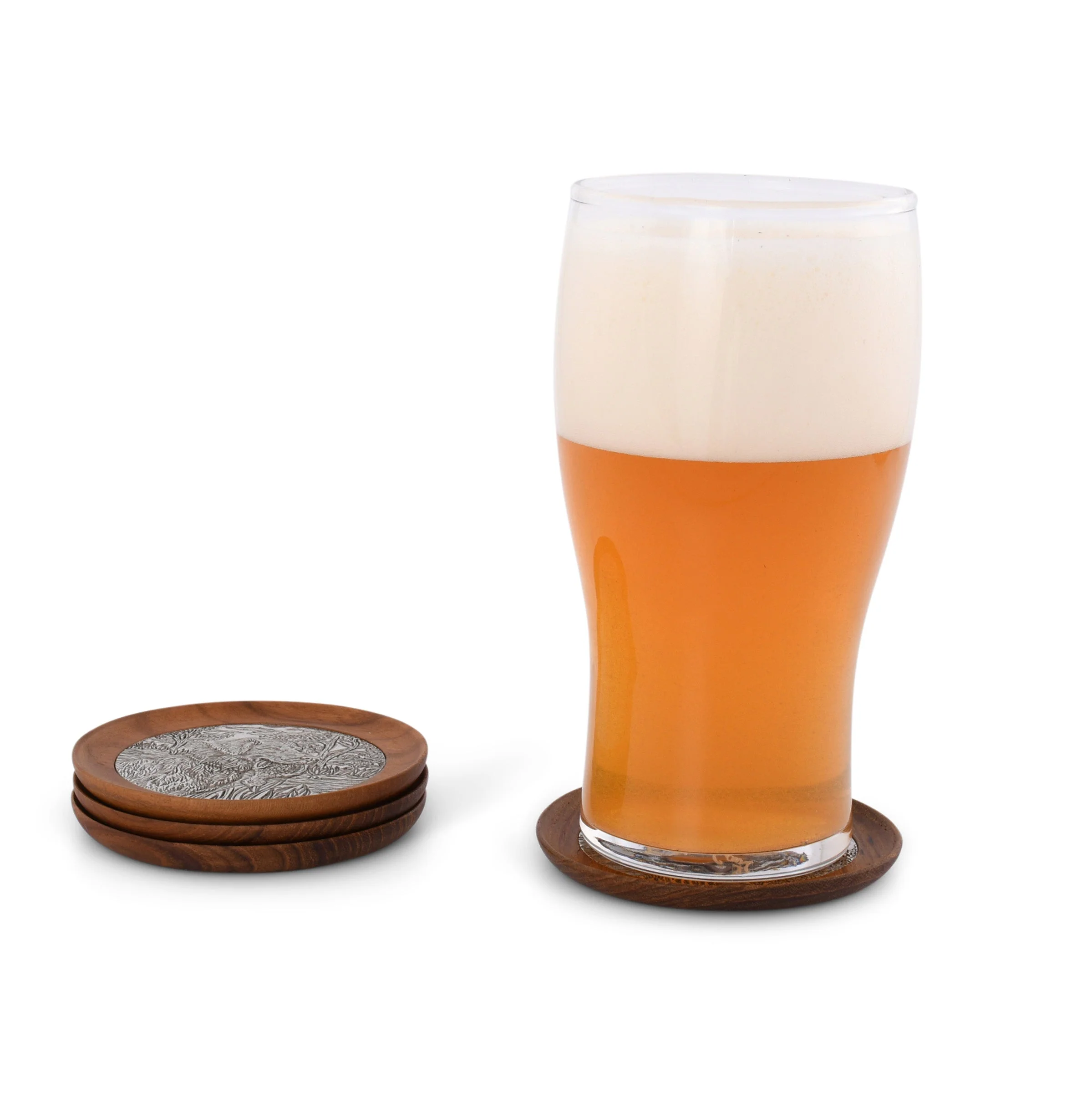 Vagabond House Hunting Dog Wood Drinking Glass Coasters - Set of 4 - Image 8
