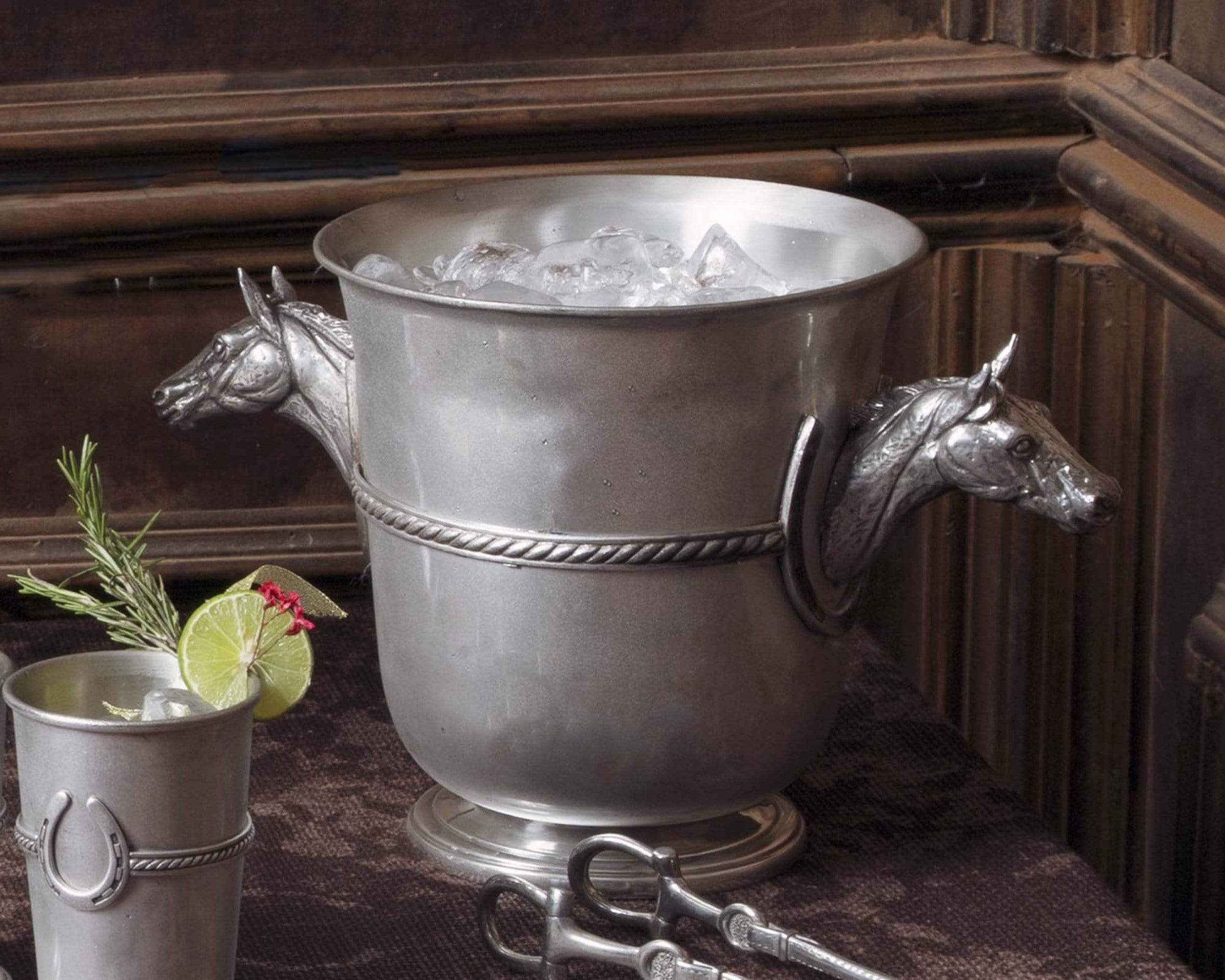 Vagabond House Ice Bucket - Spun - Horse