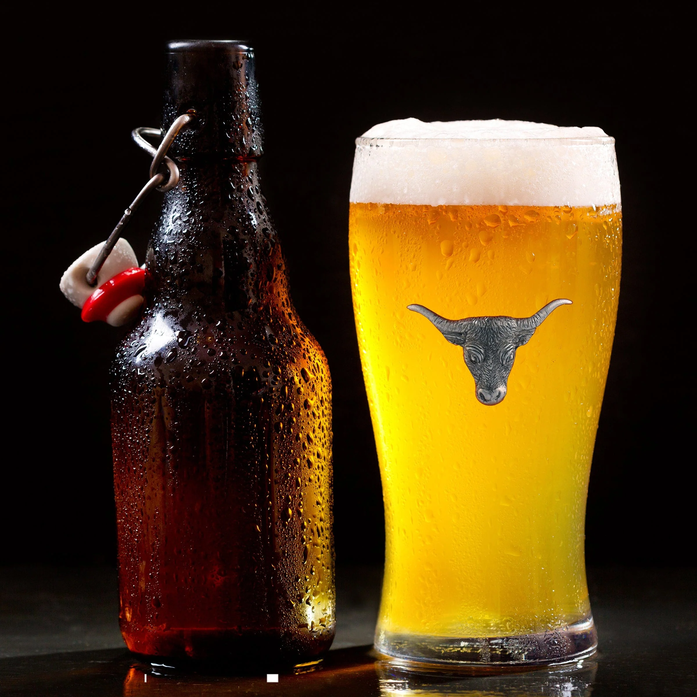 Vagabond House Long Horn Beer Glass - Image 5